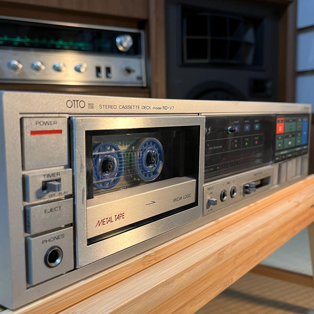 OTTO RD-V7 Cassette Deck | Vintage Sanyo HiFi Tape Deck | Retro Design | Working Condition
