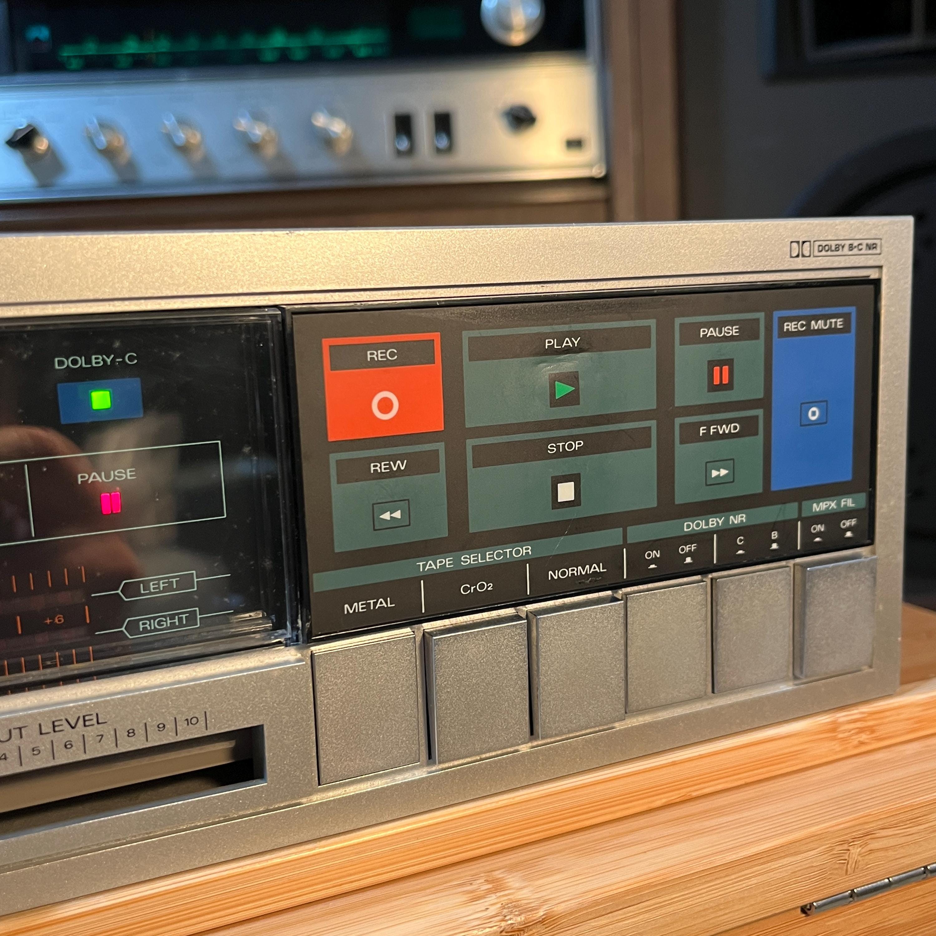 OTTO RD-V7 Cassette Deck | Vintage Sanyo HiFi Tape Deck | Retro Design | Working Condition