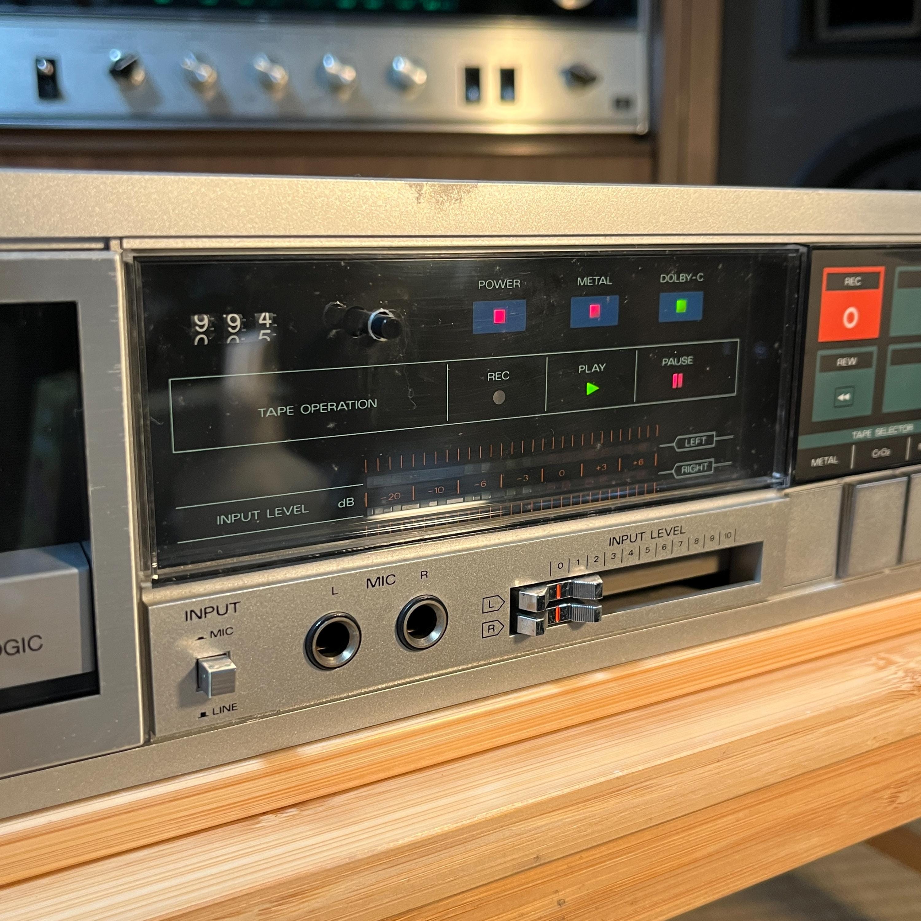 OTTO RD-V7 Cassette Deck | Vintage Sanyo HiFi Tape Deck | Retro Design | Working Condition