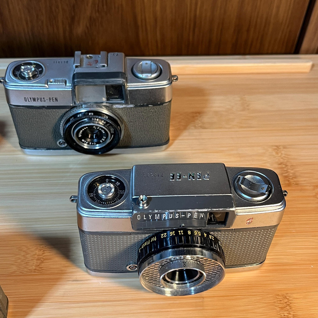 Olympus PEN Film Camera Lot Vintage Half Frame Cameras | For Parts or Repair