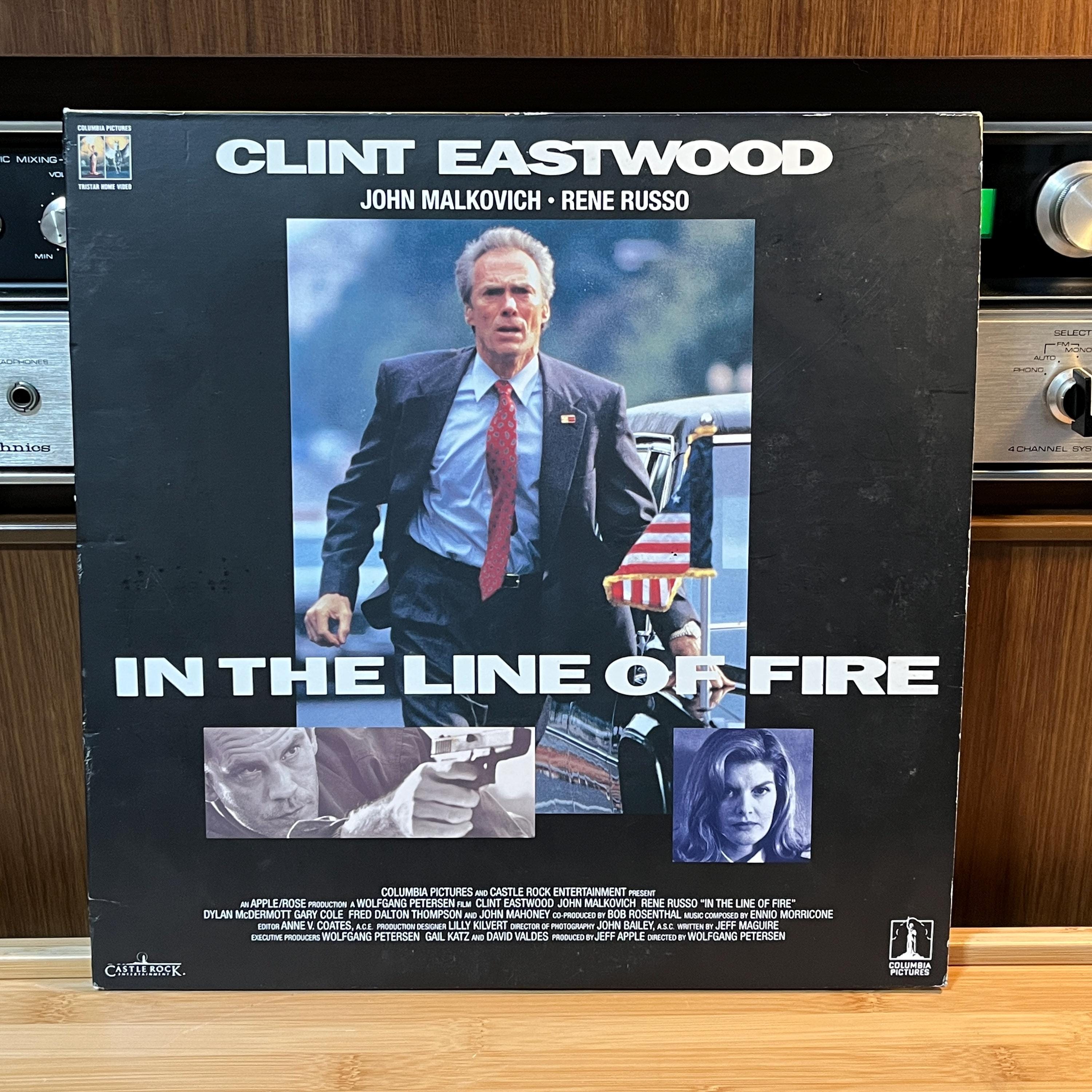 In the Line of Fire LaserDisc | Japan Release | English Audio Japanese Subtitles | Cover & Insert
