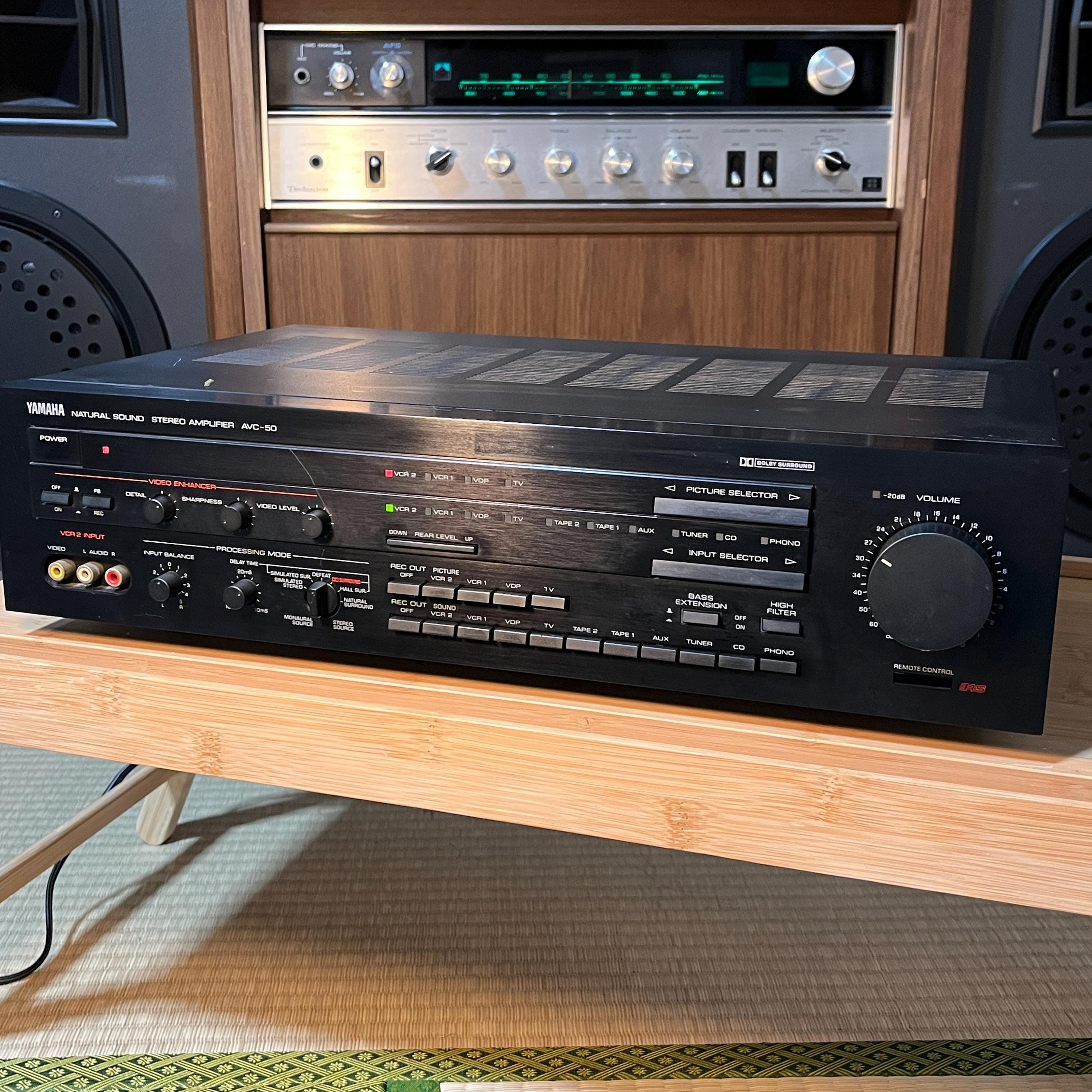 Yamaha AVC-50 Natural Sound AV Control Amplifier | Vintage HiFi Surround Amp | Working