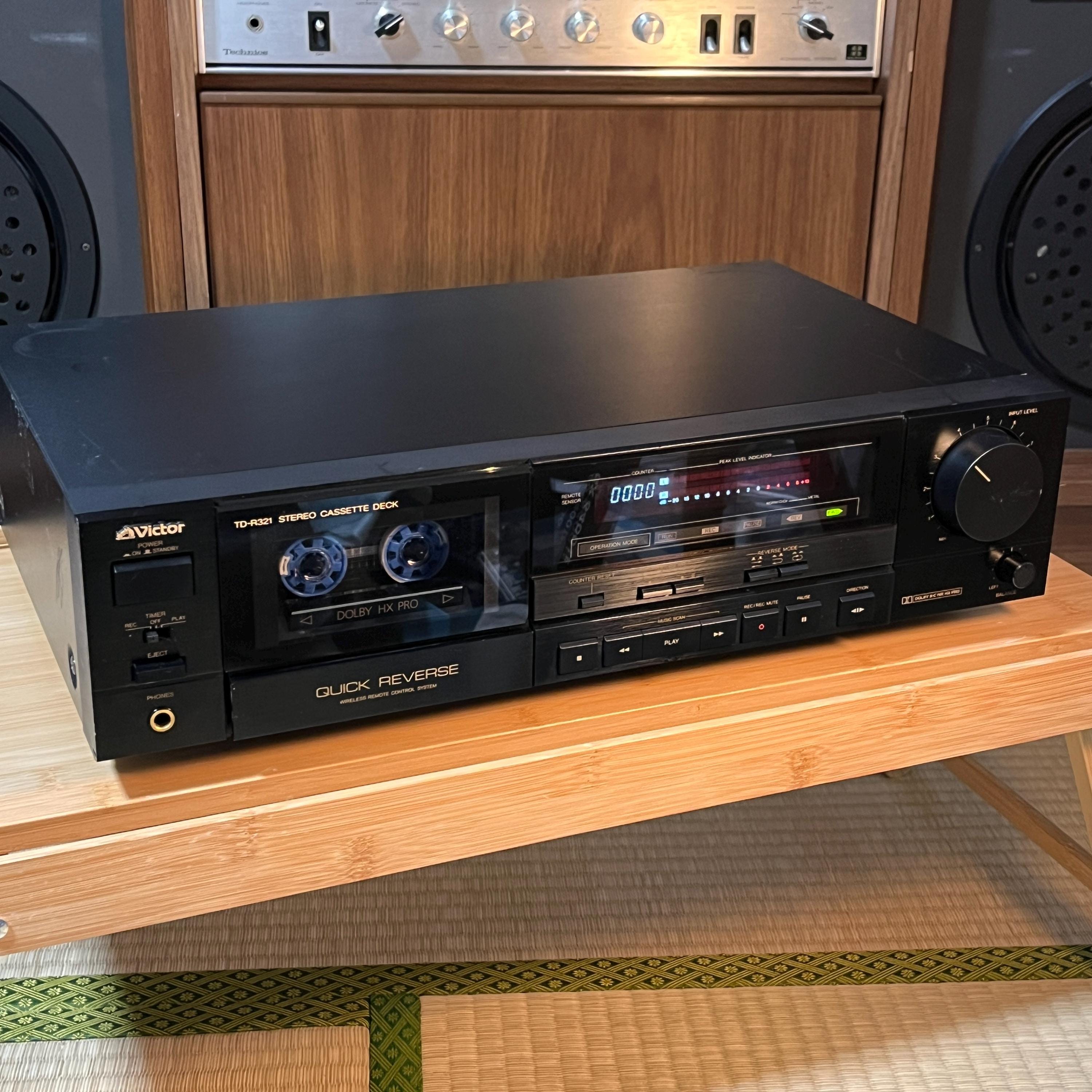 Victor JVC TD-R321 Cassette Deck | Auto Reverse | Dolby HX Pro | Working
