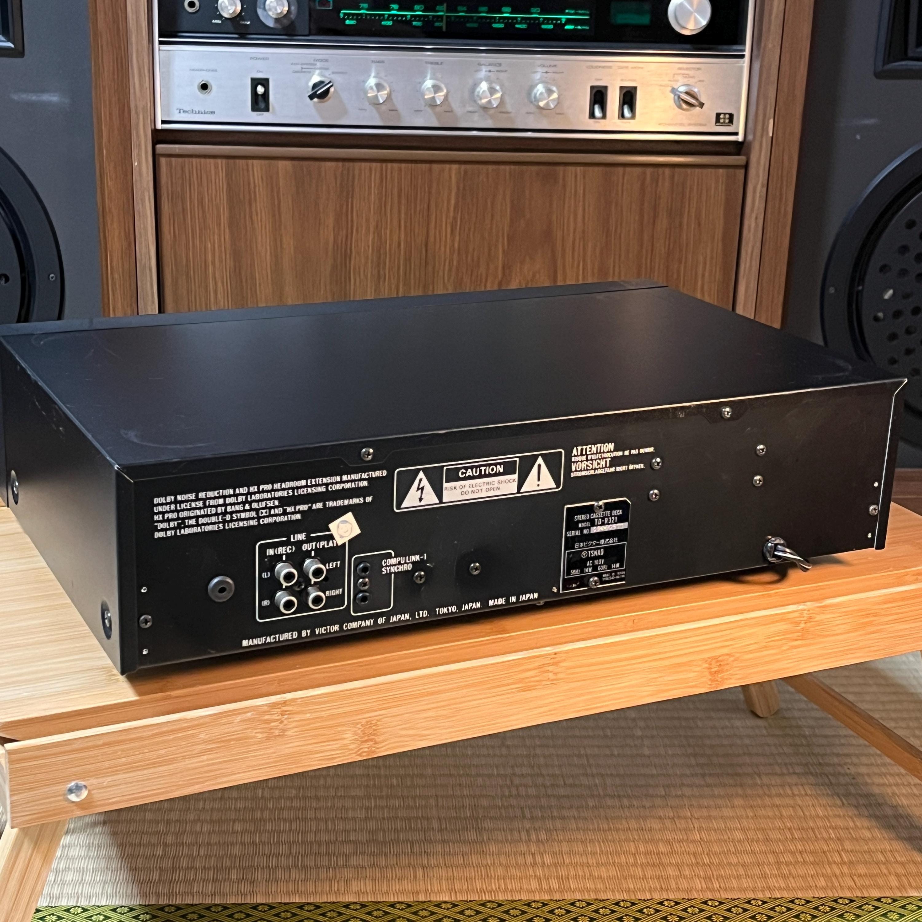 Victor JVC TD-R321 Cassette Deck | Auto Reverse | Dolby HX Pro | Working