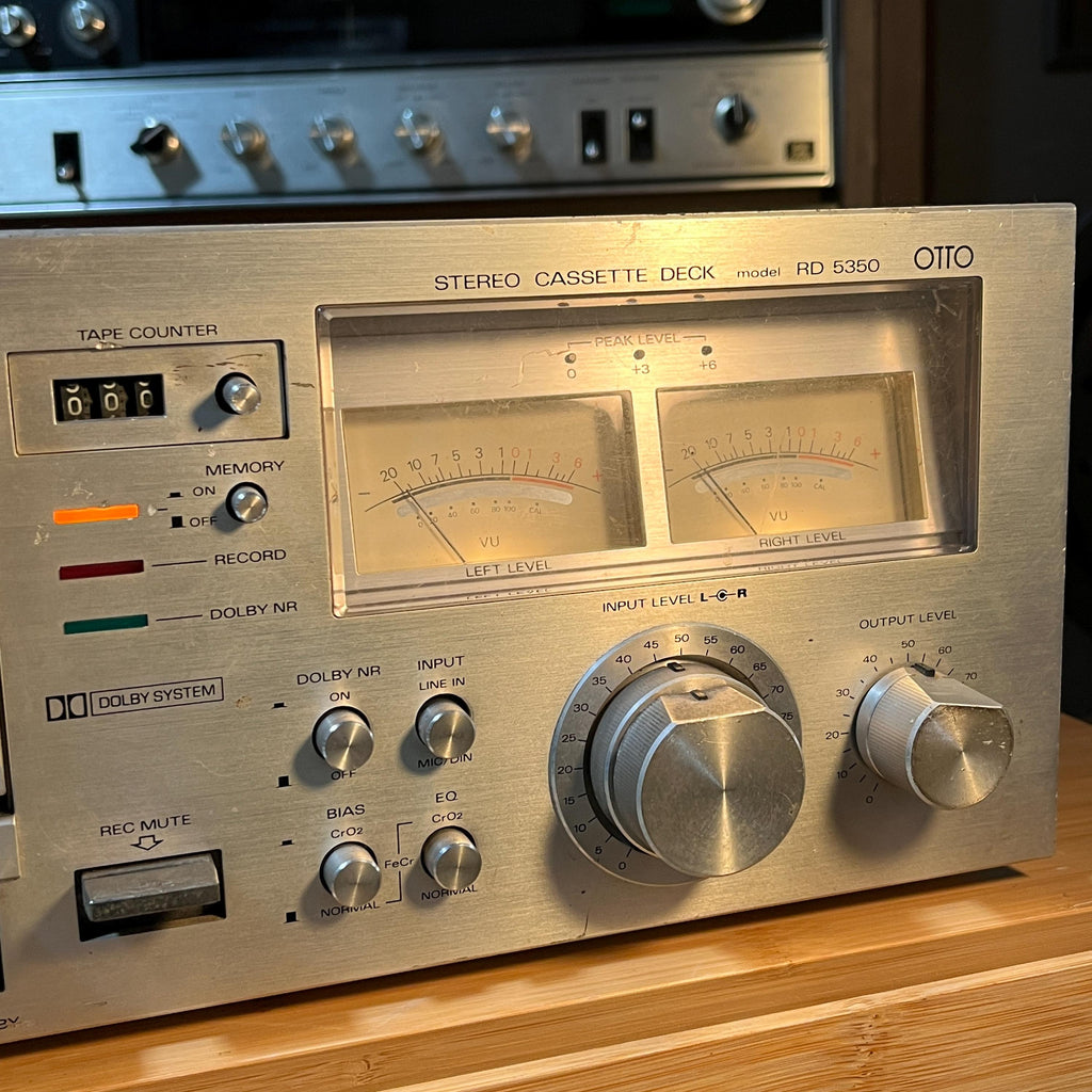 OTTO RD-5350 Cassette Deck | Vintage Sanyo HiFi Tape Deck | For Parts / Restoration