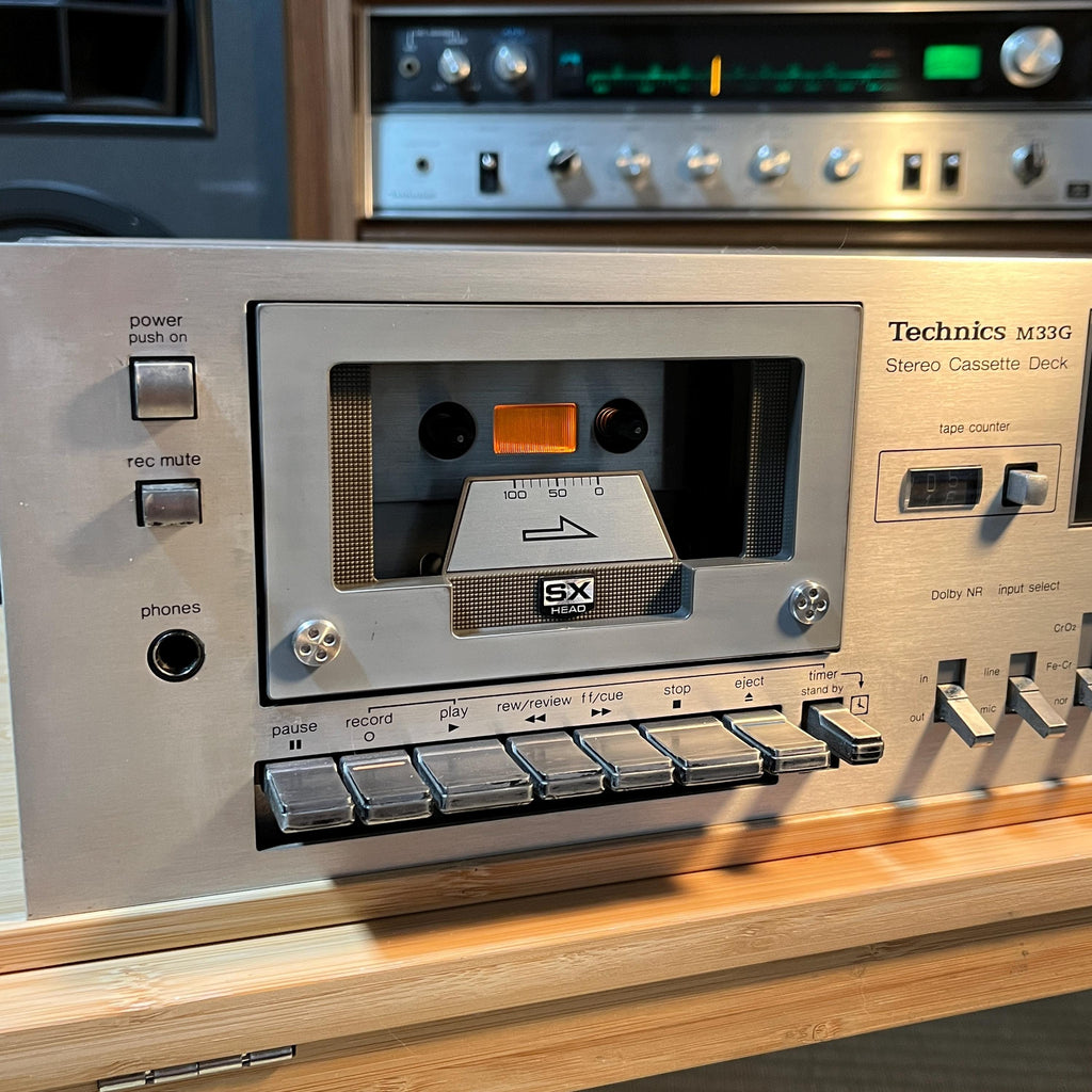 Technics RS-M33G Cassette Deck | Vintage Hi-Fi Tape Deck | Cleaned & Restored