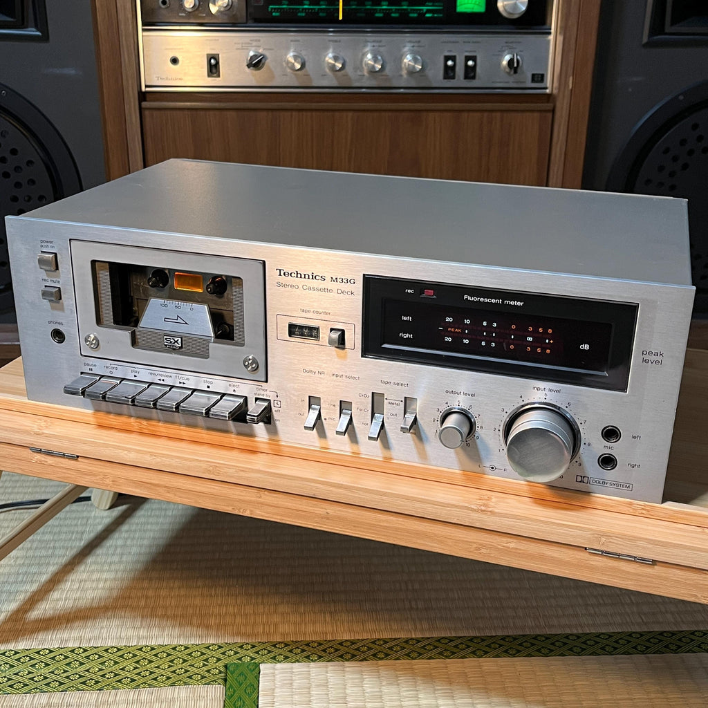 Technics RS-M33G Cassette Deck | Vintage Hi-Fi Tape Deck | Cleaned & Restored