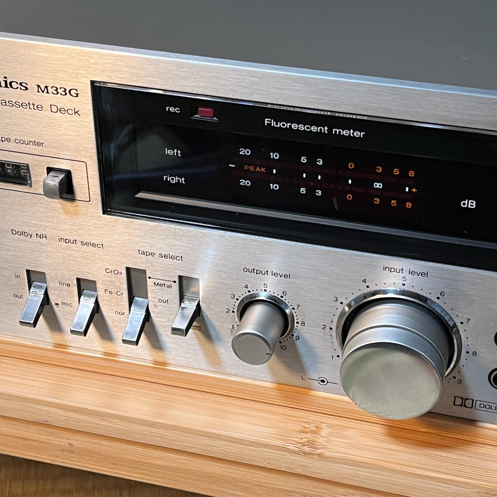 Technics RS-M33G Cassette Deck | Vintage Hi-Fi Tape Deck | Cleaned & Restored