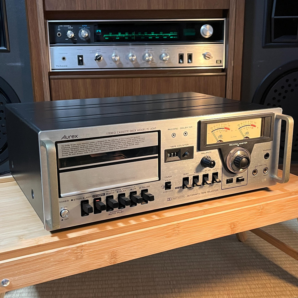 Aurex PC-4060 Cassette Deck | Vintage 1976 Toshiba HiFi | For Repair