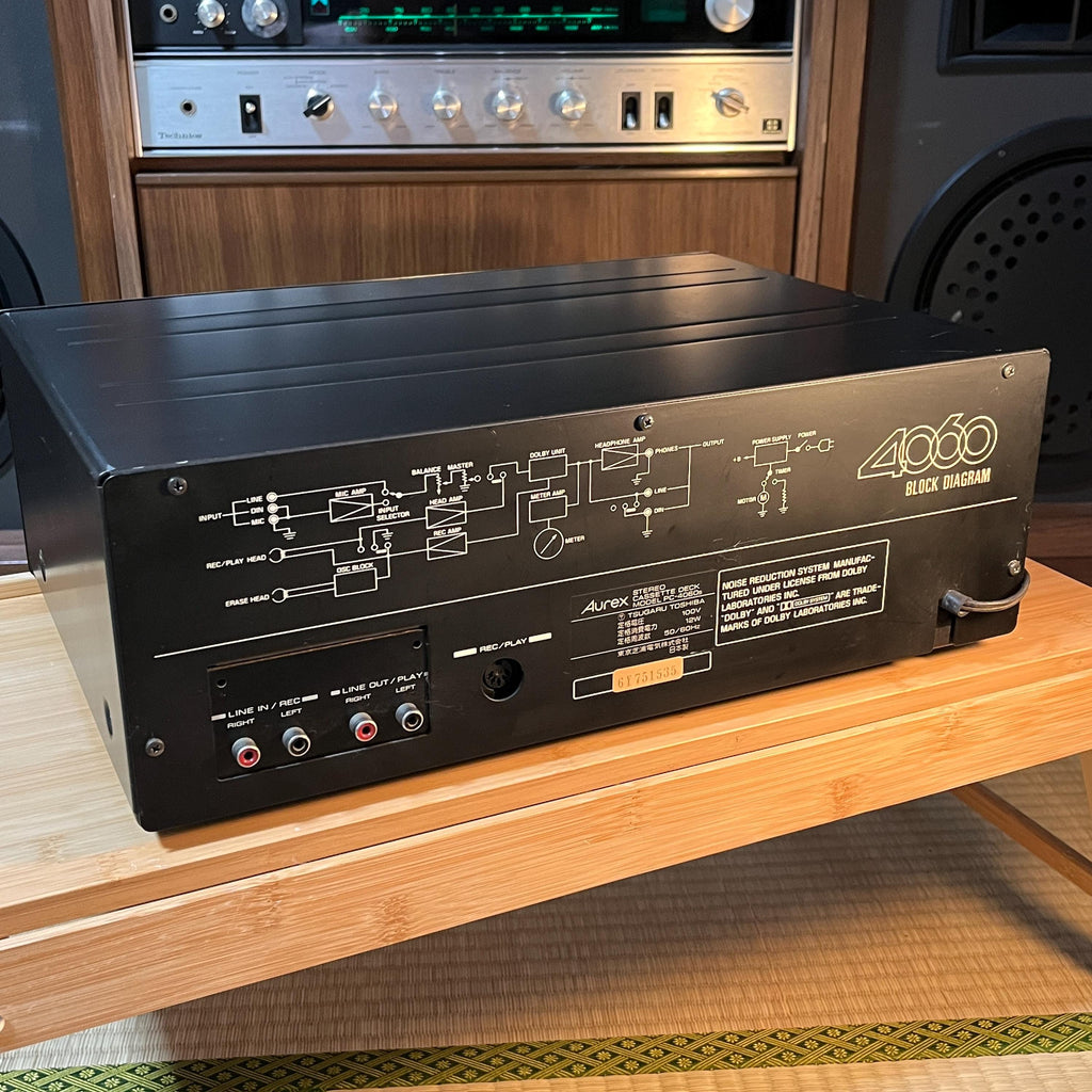 Aurex PC-4060 Cassette Deck | Vintage 1976 Toshiba HiFi | For Repair