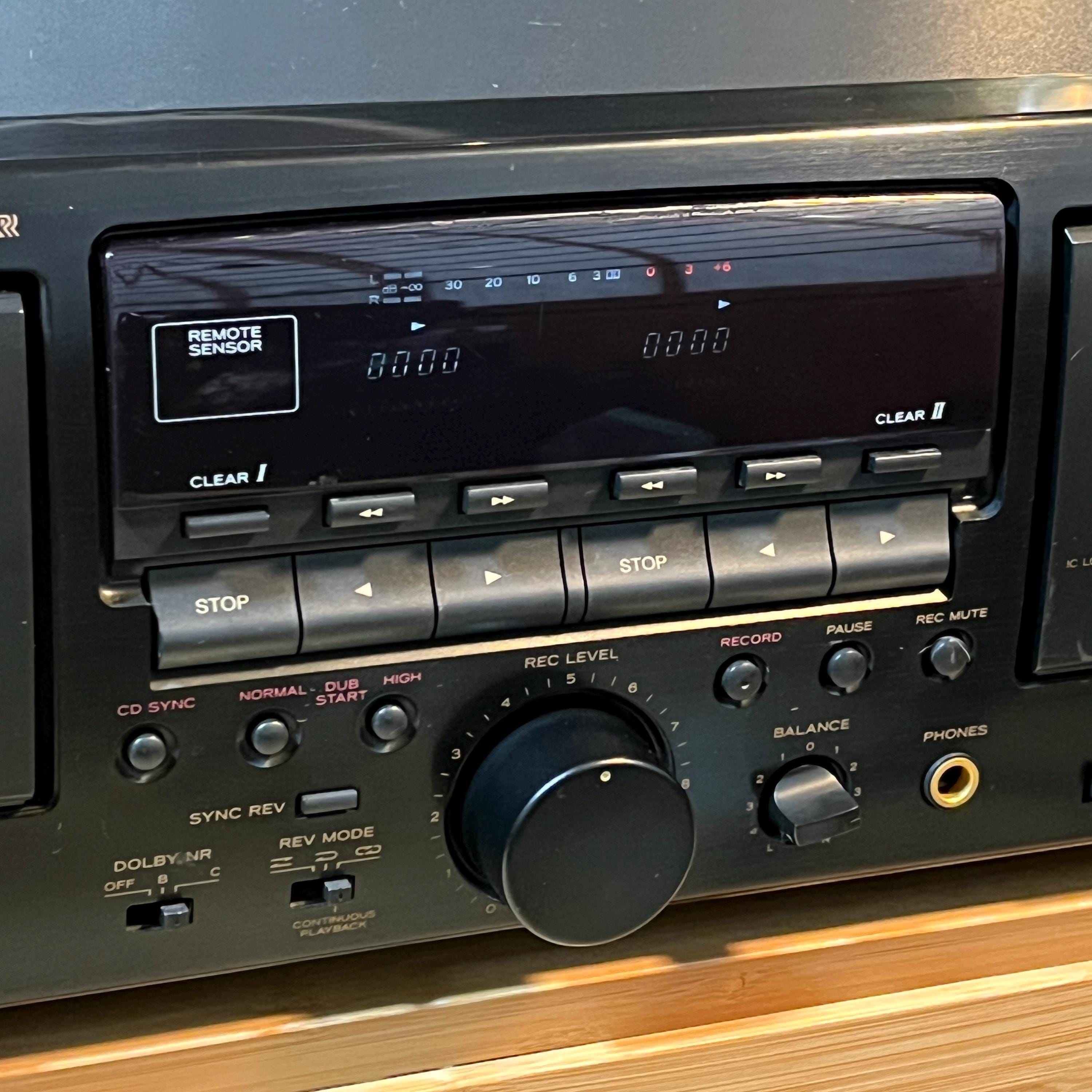 TEAC W-780R Double Cassette Deck | Auto Reverse | Dolby B/C HX Pro | Working