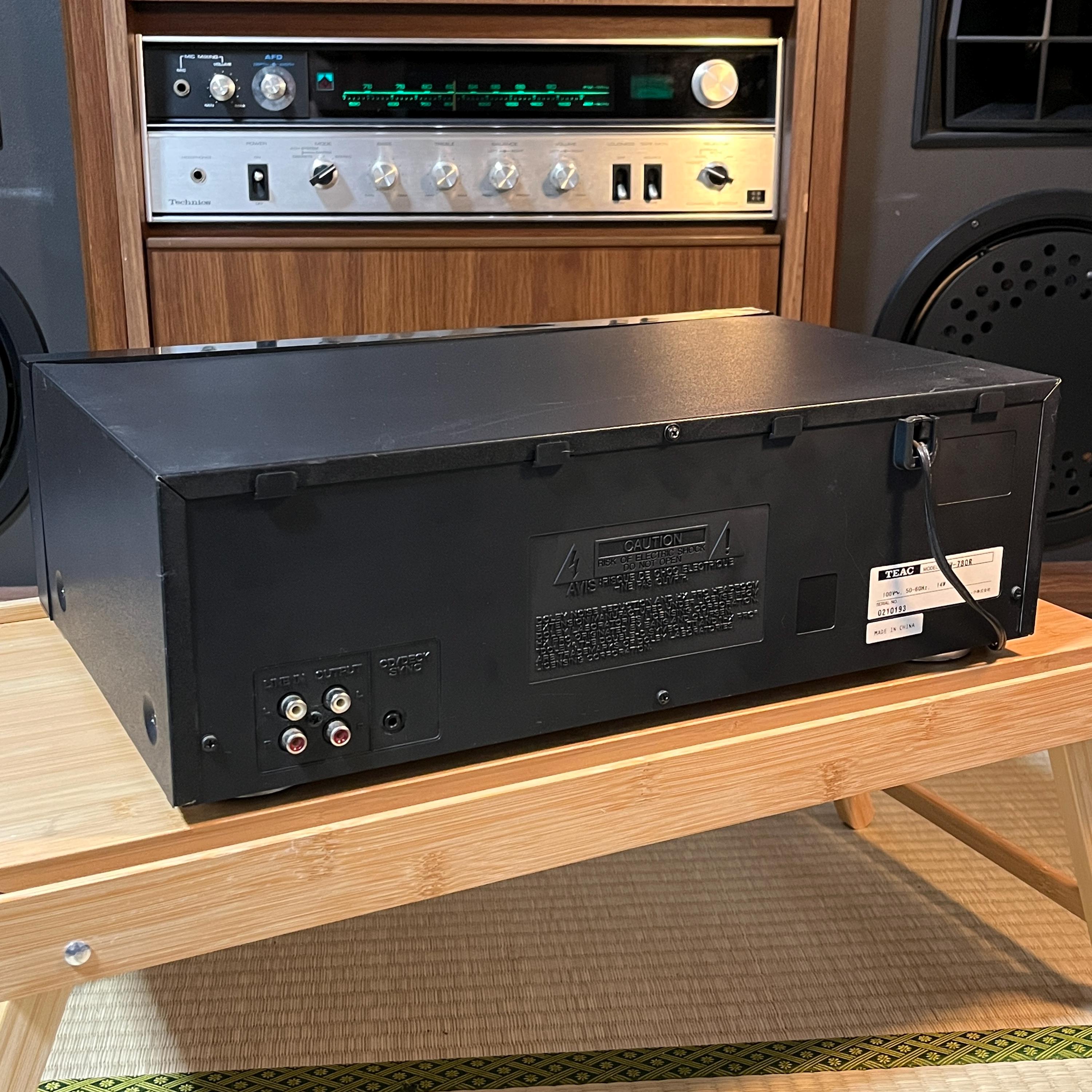 TEAC W-780R Double Cassette Deck | Auto Reverse | Dolby B/C HX Pro | Working