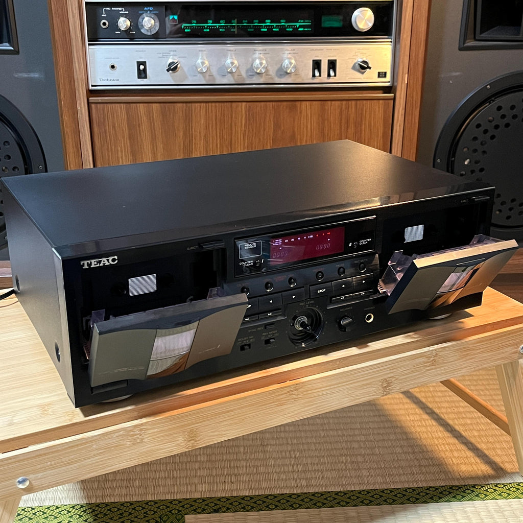 TEAC W-760R Double Cassette Deck | Right Deck Working | Left Not | AS-IS