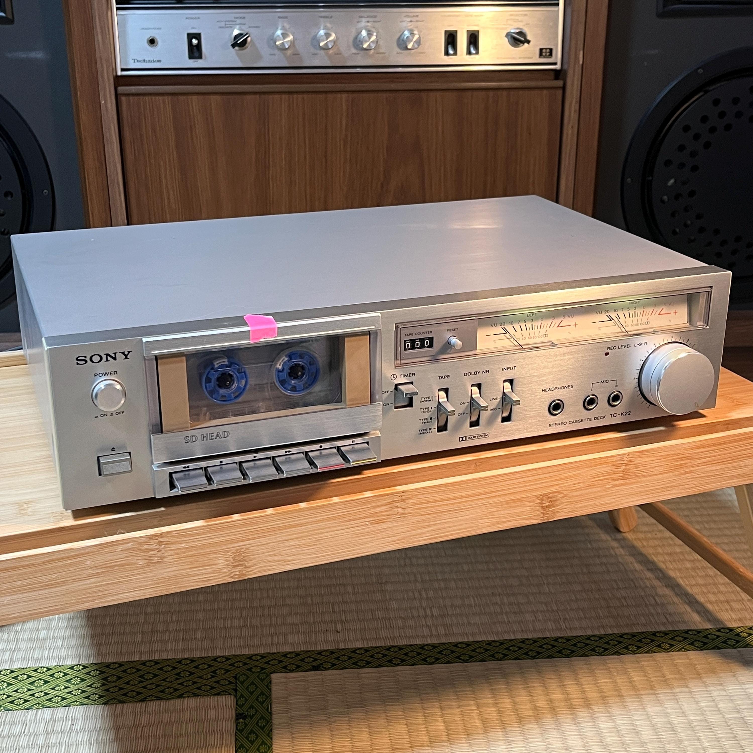 Sony TC-K22 Cassette Deck | Playback Works | Door Issue | AS-IS