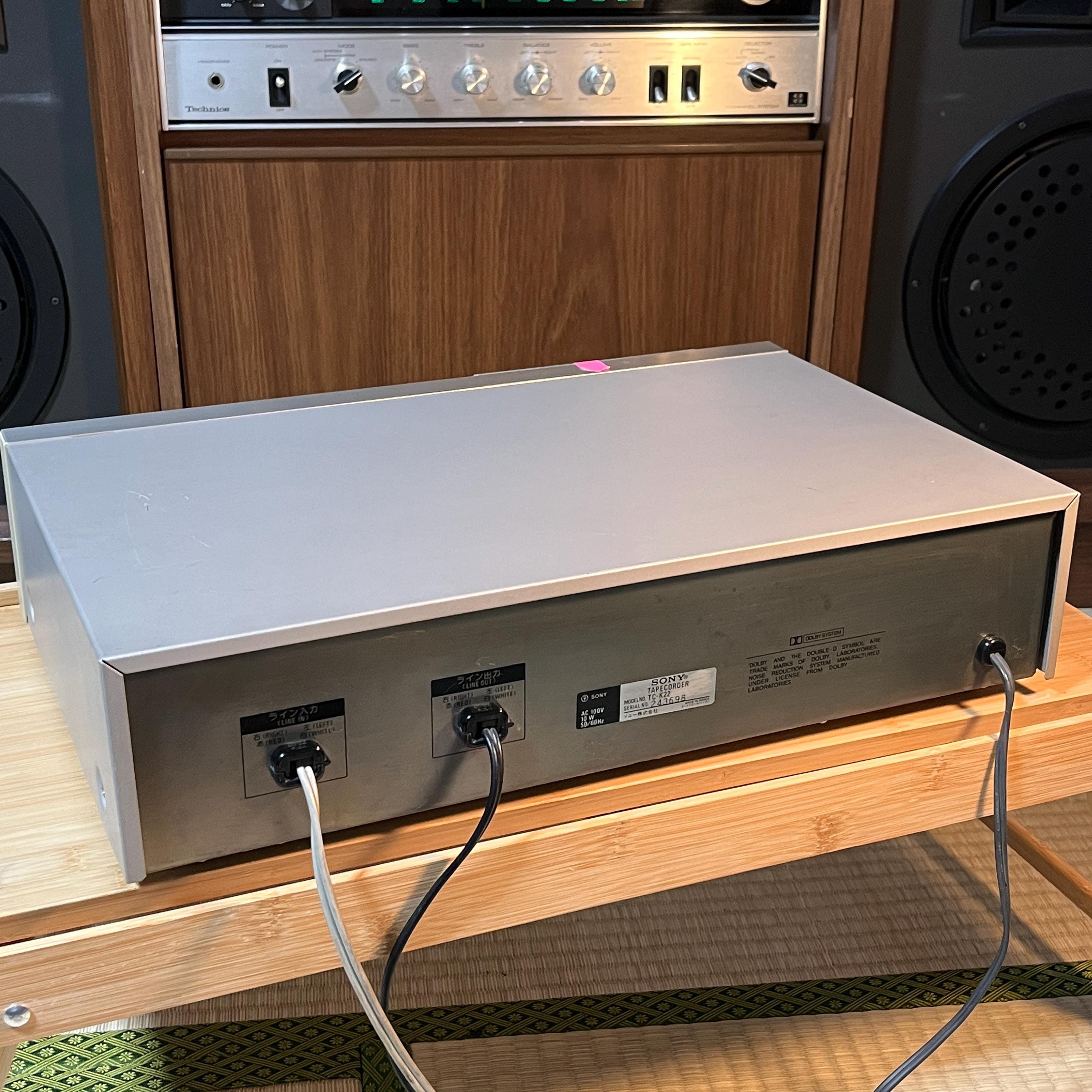 Sony TC-K22 Cassette Deck | Playback Works | Door Issue | AS-IS