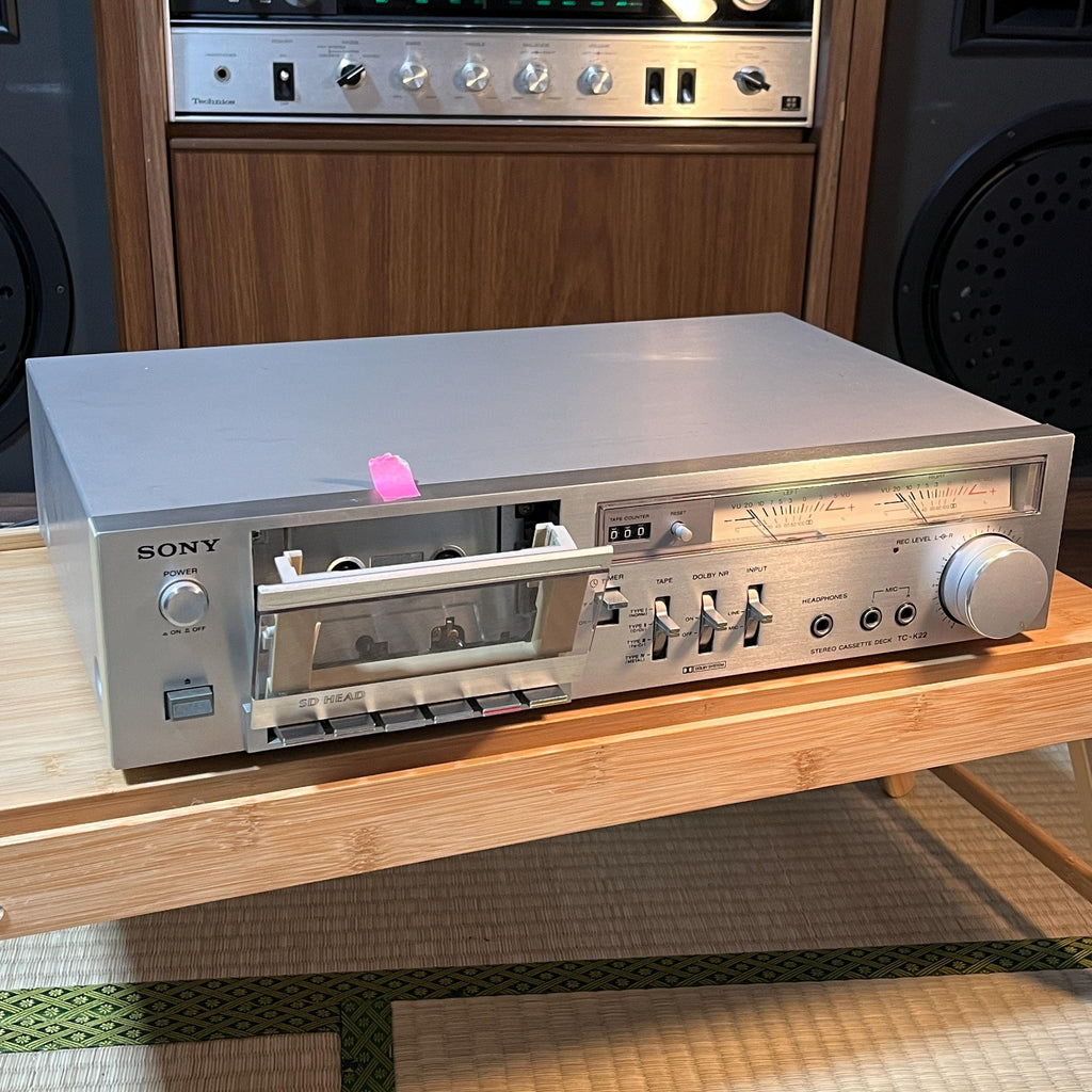 Sony TC-K22 Cassette Deck | Playback Works | Door Issue | AS-IS