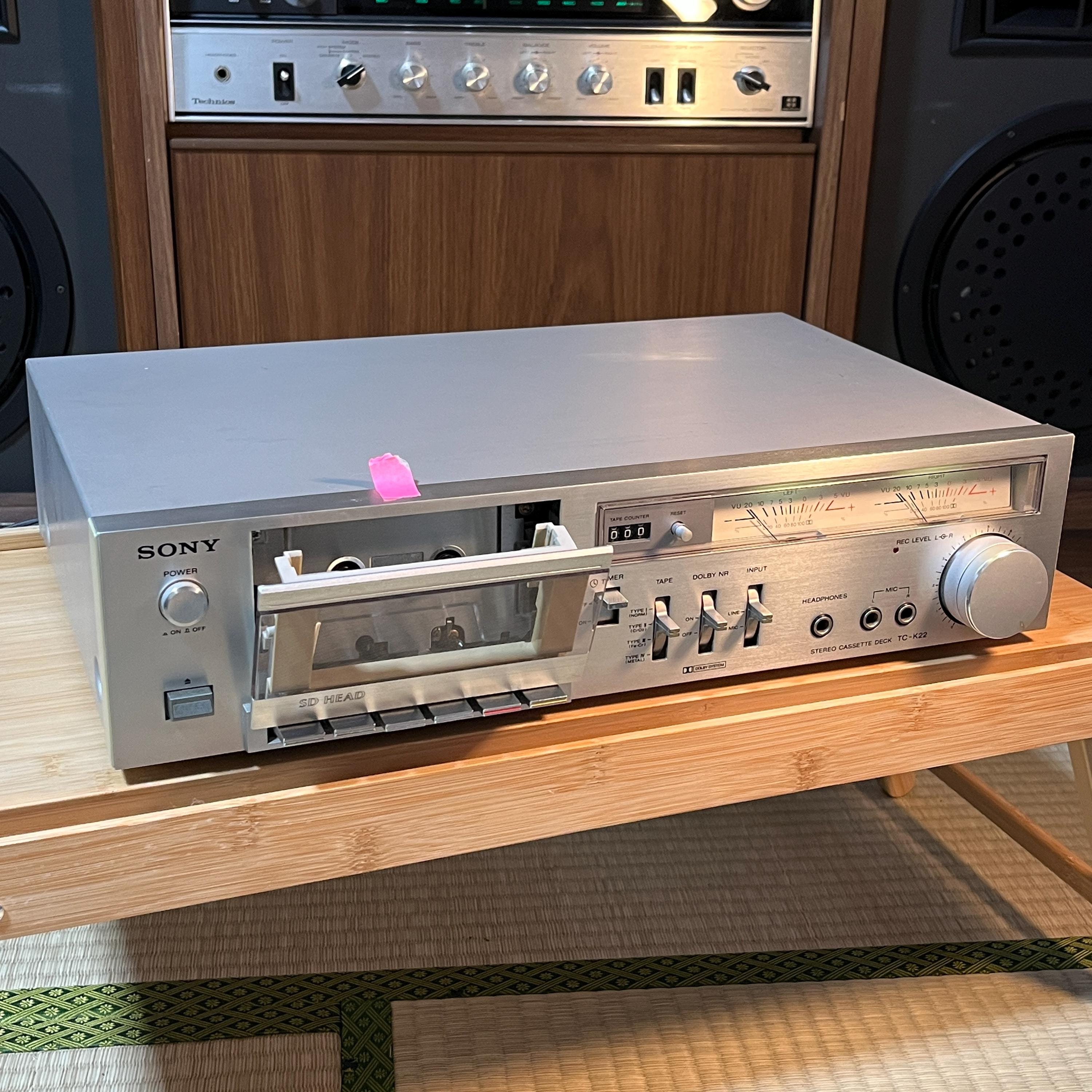 Sony TC-K22 Cassette Deck | Playback Works | Door Issue | AS-IS
