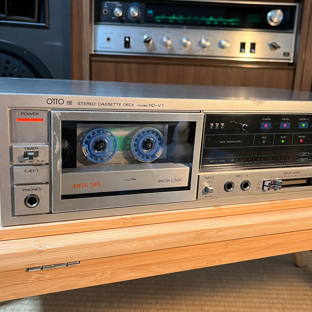 OTTO RD-V7 Cassette Deck | Vintage Sanyo HiFi Tape Deck | Retro Design | Working Condition