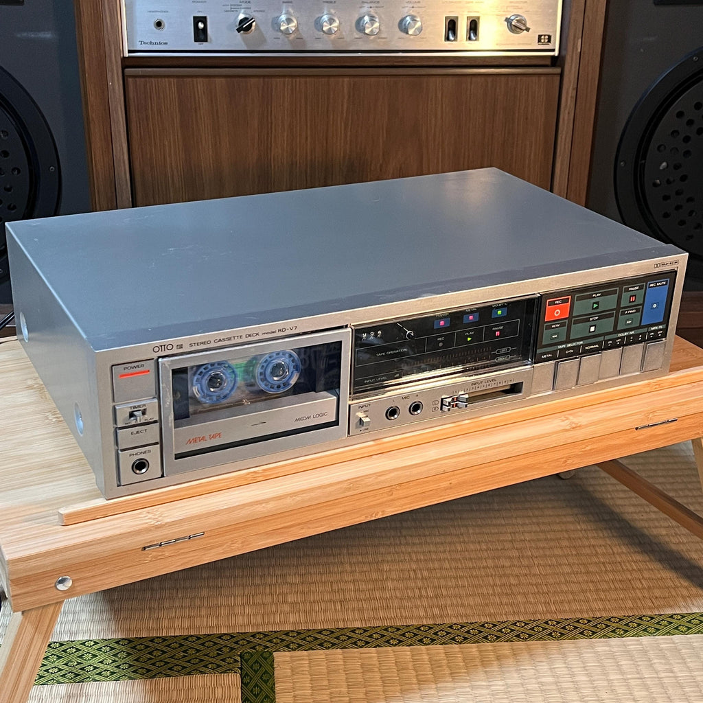 OTTO RD-V7 Cassette Deck | Vintage Sanyo HiFi Tape Deck | Retro Design | Working Condition