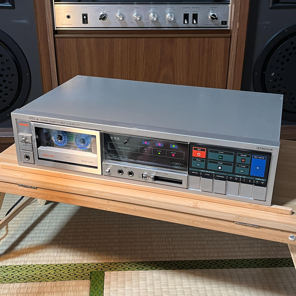 OTTO RD-V7 Cassette Deck | Vintage Sanyo HiFi Tape Deck | Retro Design | Working Condition