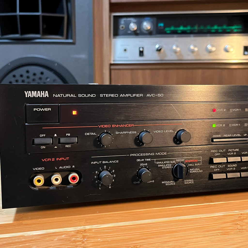 Yamaha AVC-50 Natural Sound AV Control Amplifier | Vintage HiFi Surround Amp | Working