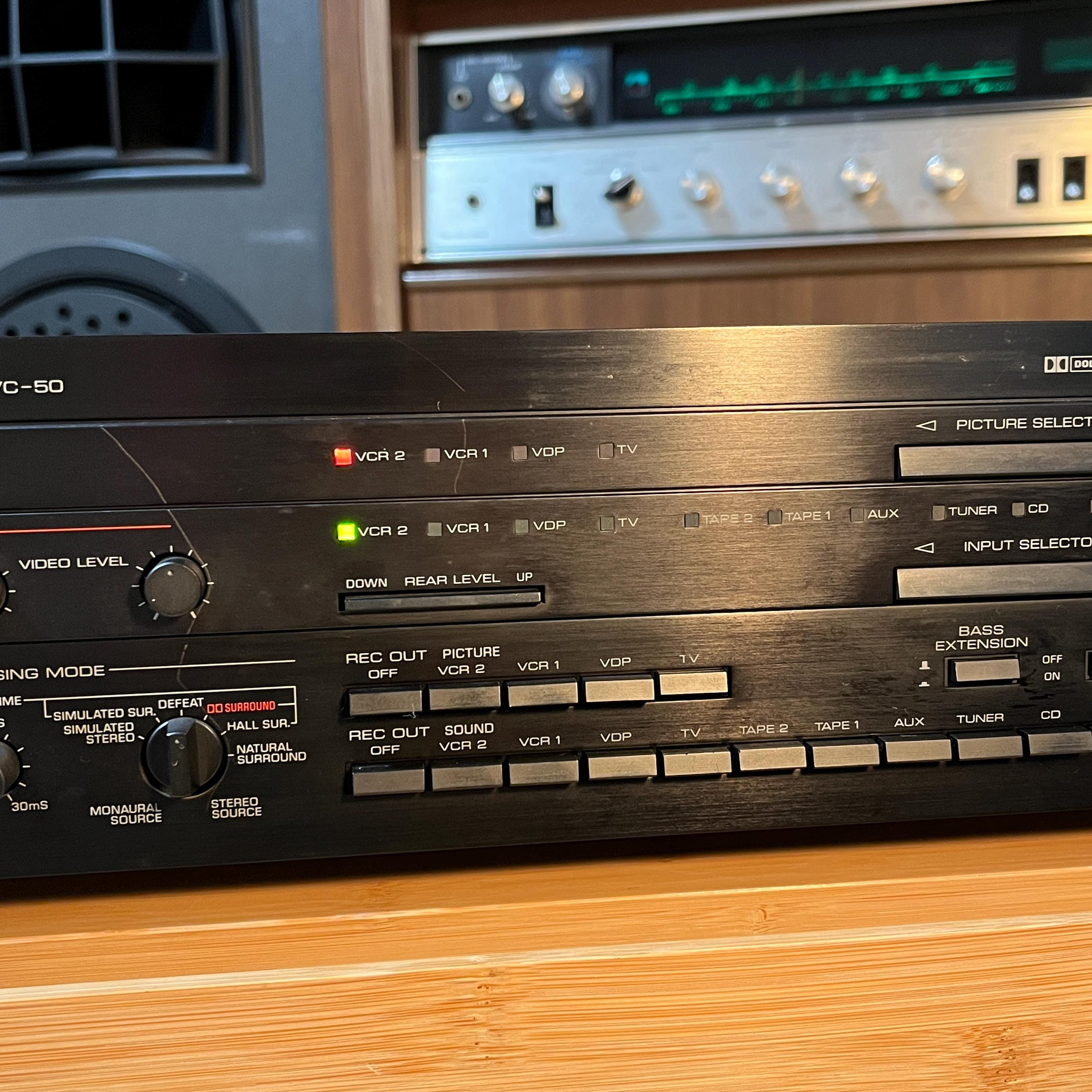 Yamaha AVC-50 Natural Sound AV Control Amplifier | Vintage HiFi Surround Amp | Working