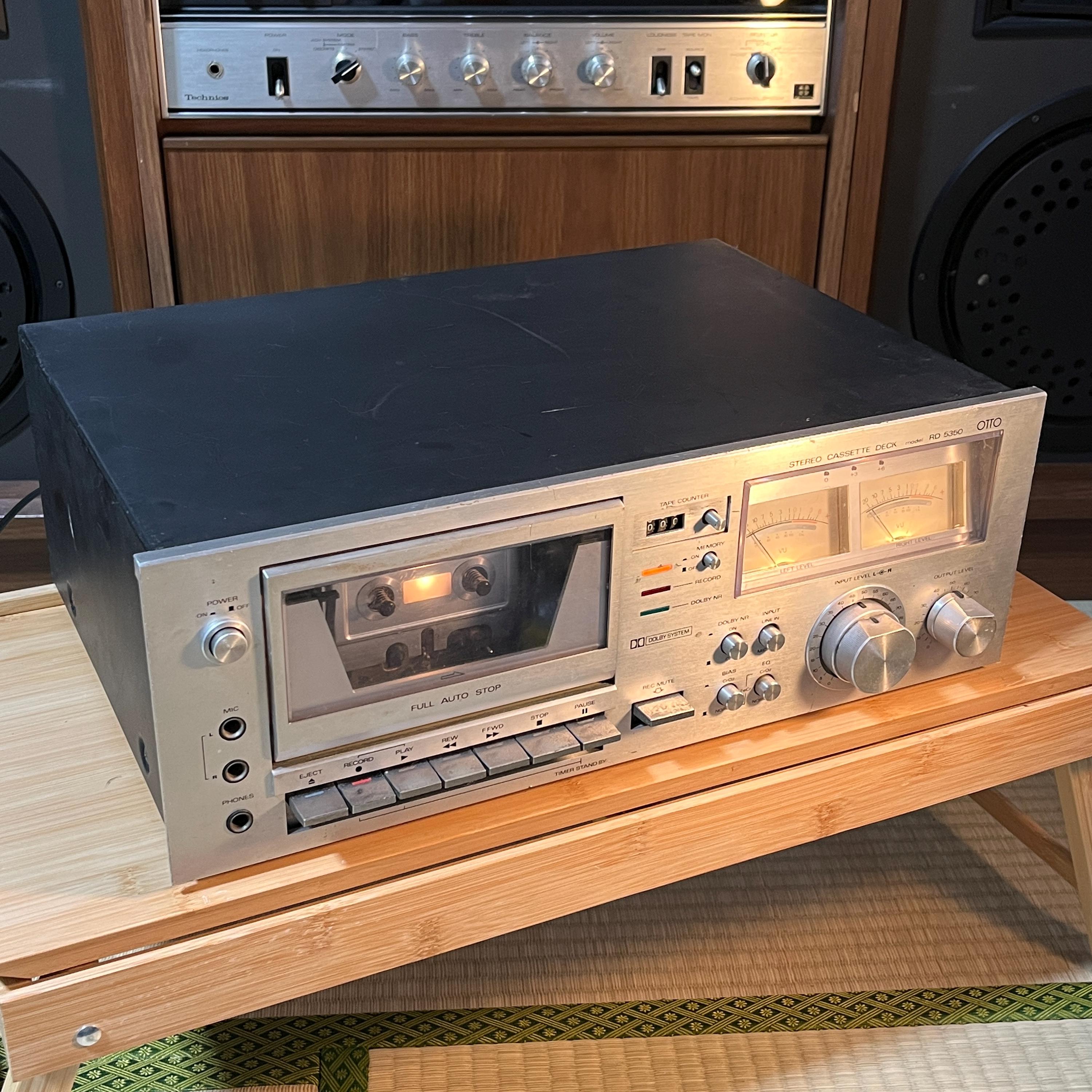 OTTO RD-5350 Cassette Deck | Vintage Sanyo HiFi Tape Deck | For Parts / Restoration