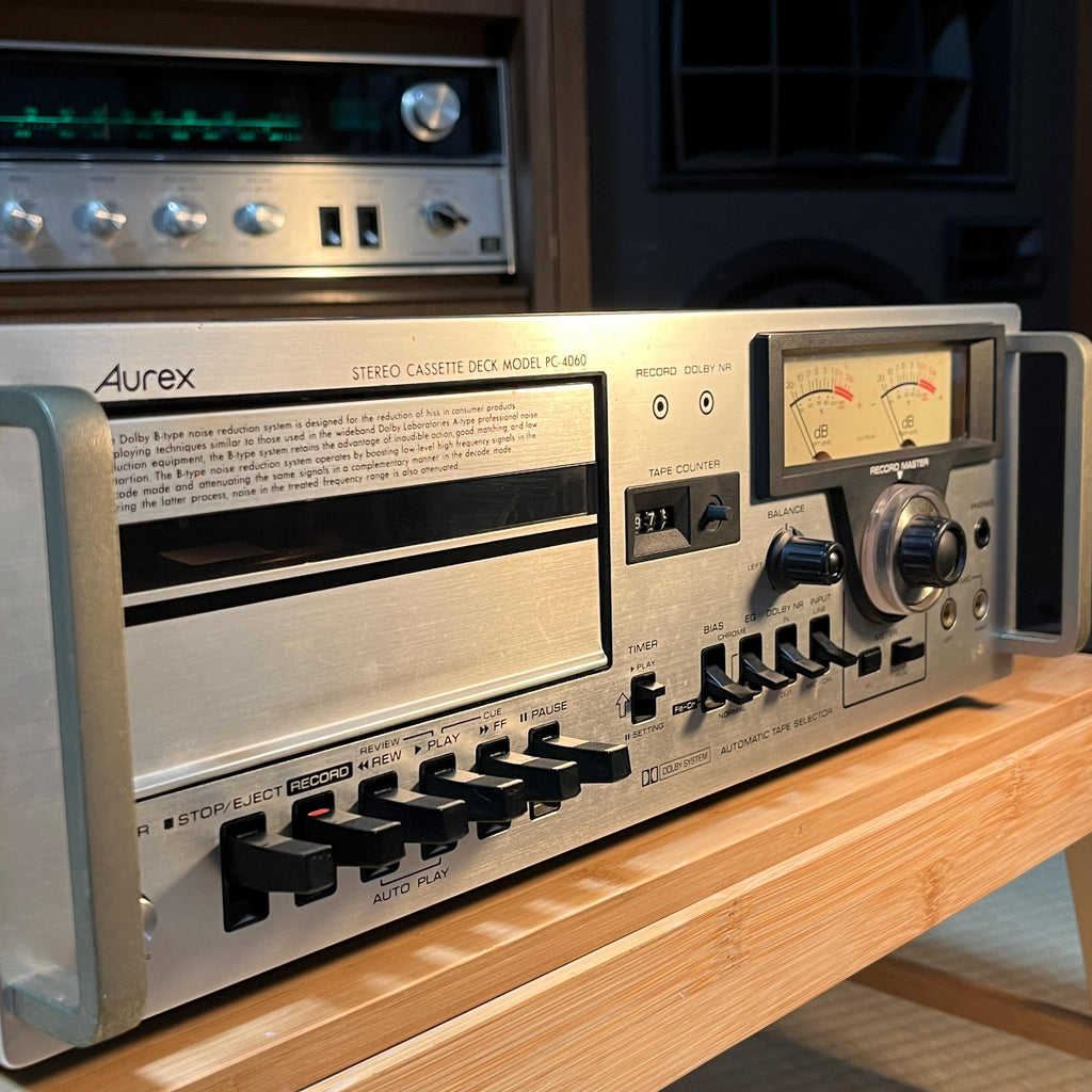 Aurex PC-4060 Cassette Deck | Vintage 1976 Toshiba HiFi | For Repair