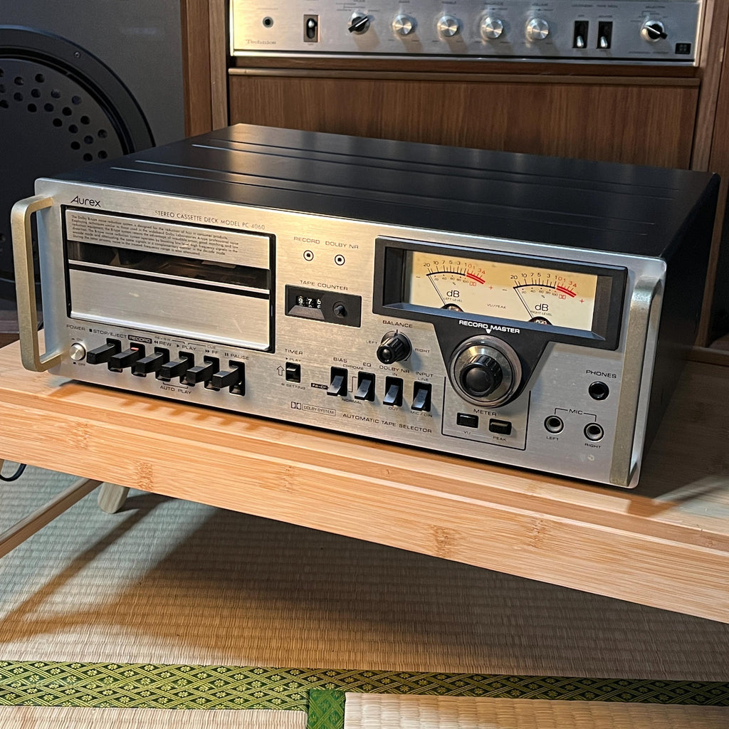 Aurex PC-4060 Cassette Deck | Vintage 1976 Toshiba HiFi | For Repair