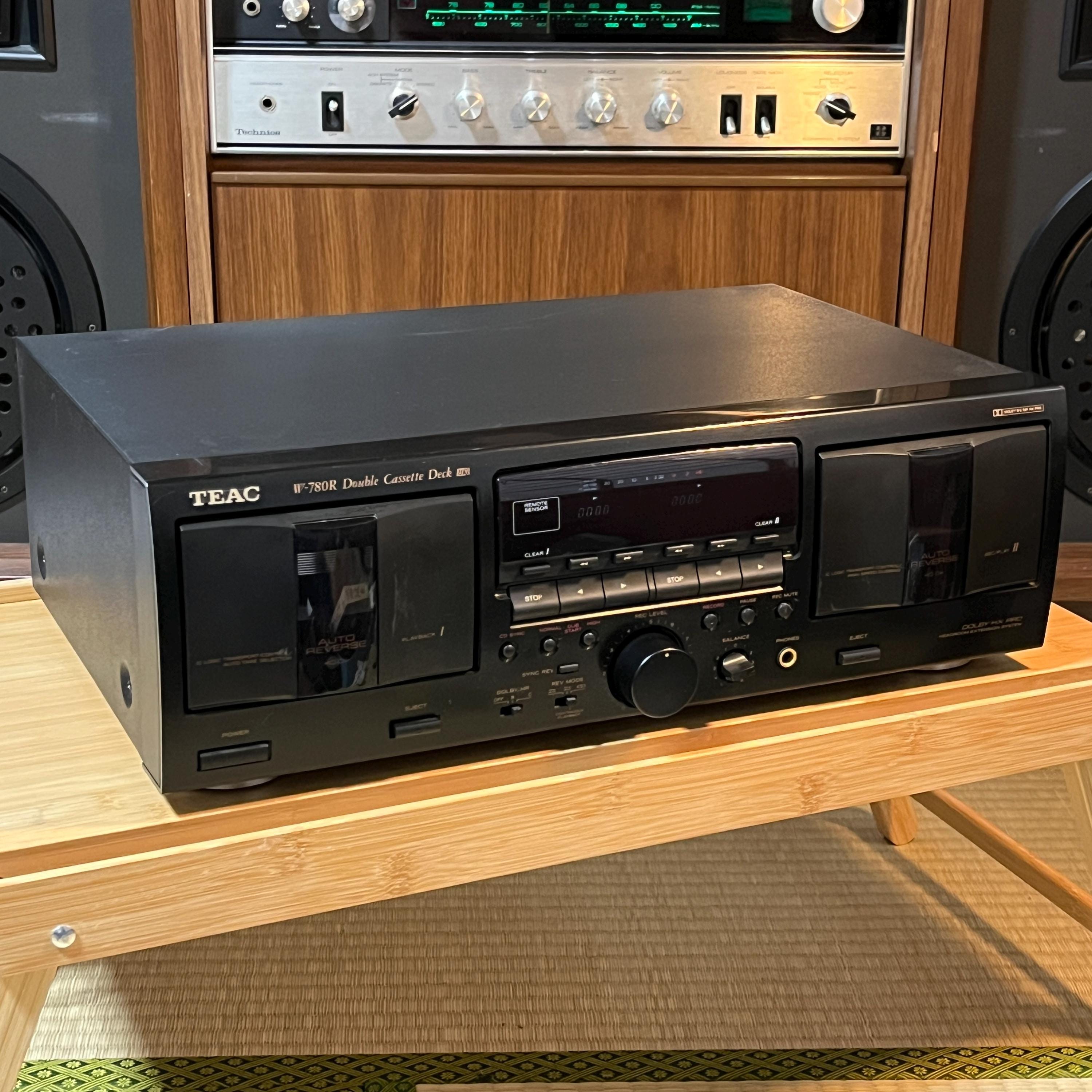 TEAC W-780R Double Cassette Deck | Auto Reverse | Dolby B/C HX Pro | Working