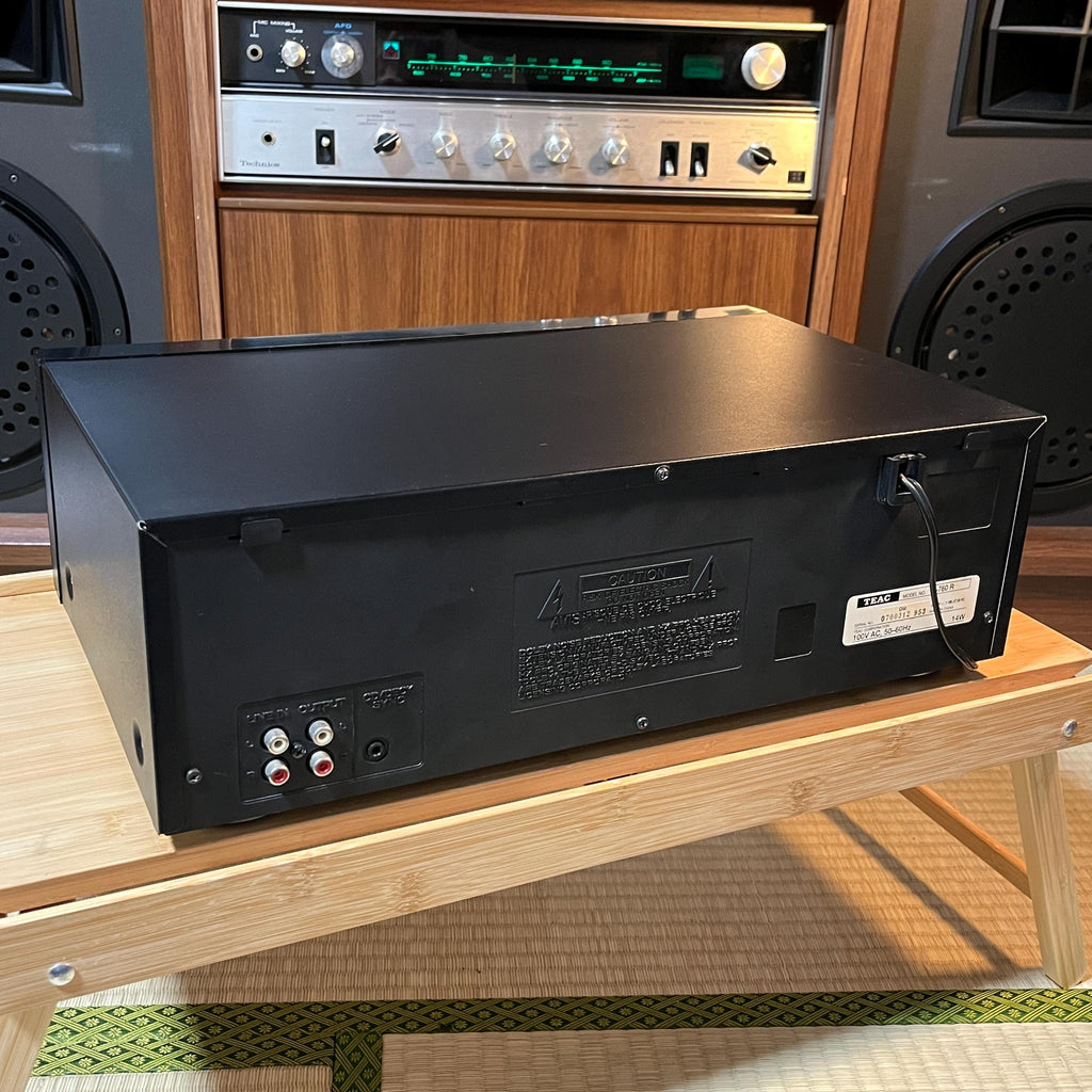 TEAC W-760R Double Cassette Deck | Right Deck Working | Left Not | AS-IS