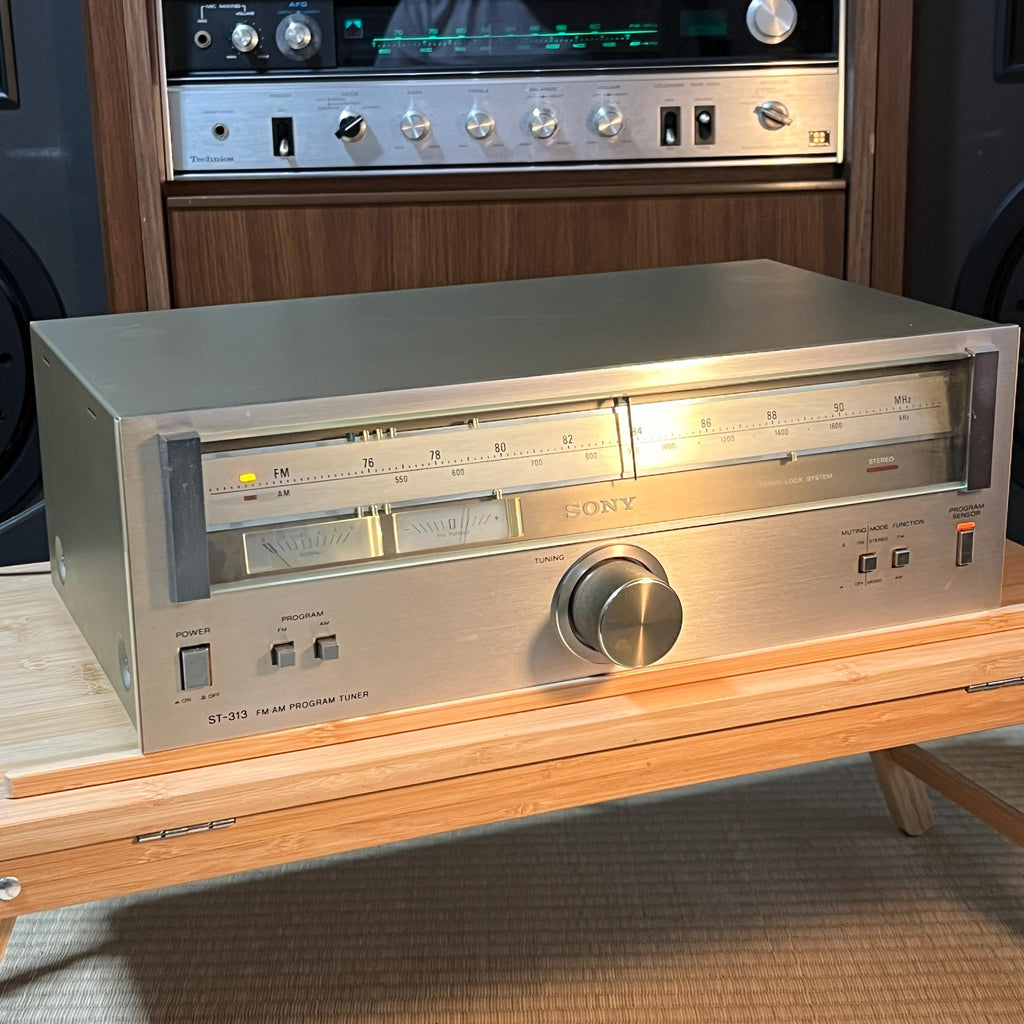 Vintage Sony ST-313 AM/FM Stereo Tuner – Fully Working – Japanese Model 100V
