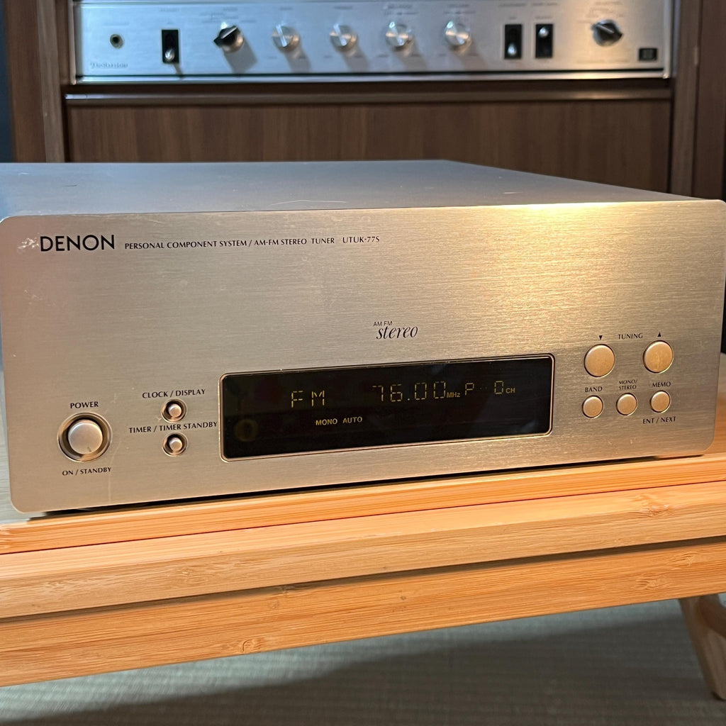 Denon UTUK-77S AM/FM Tuner Unit — 77S Series Hi-Fi Component (Tested, Working)