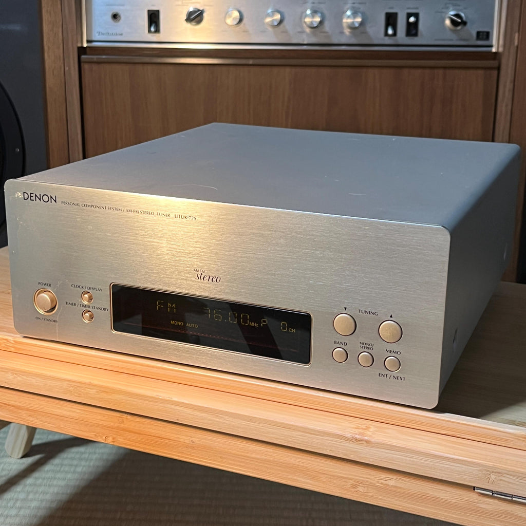 Denon UTUK-77S AM/FM Tuner Unit — 77S Series Hi-Fi Component (Tested, Working)