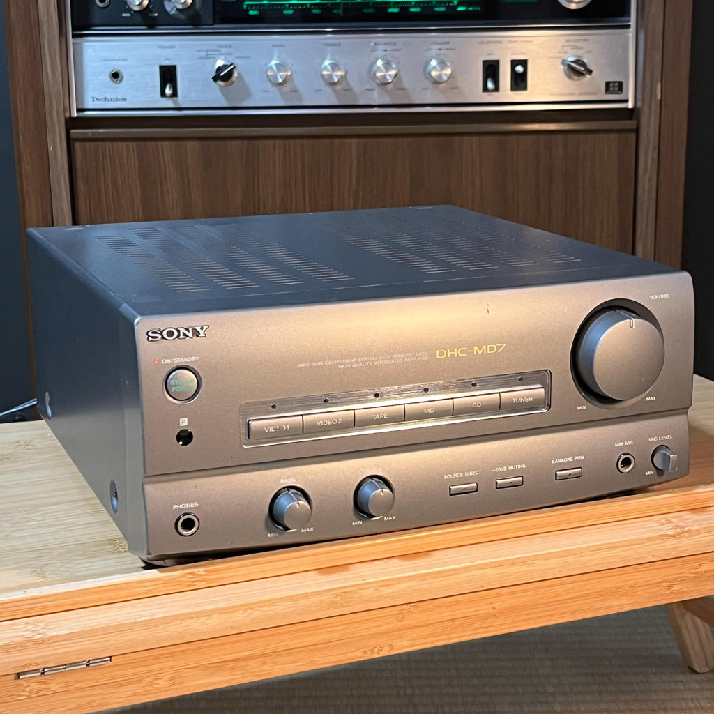 Vintage Sony TA‑M7 (DHC‑MD7) Pure Direct Stereo Pre‑Main Amplifier, Tested – Ready