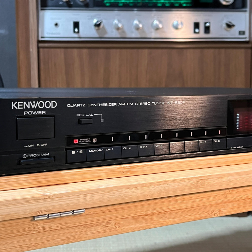 Kenwood KT-880 Quartz Synthesizer AM/FM Stereo Tuner | Vintage HiFi Radio | Tested Working