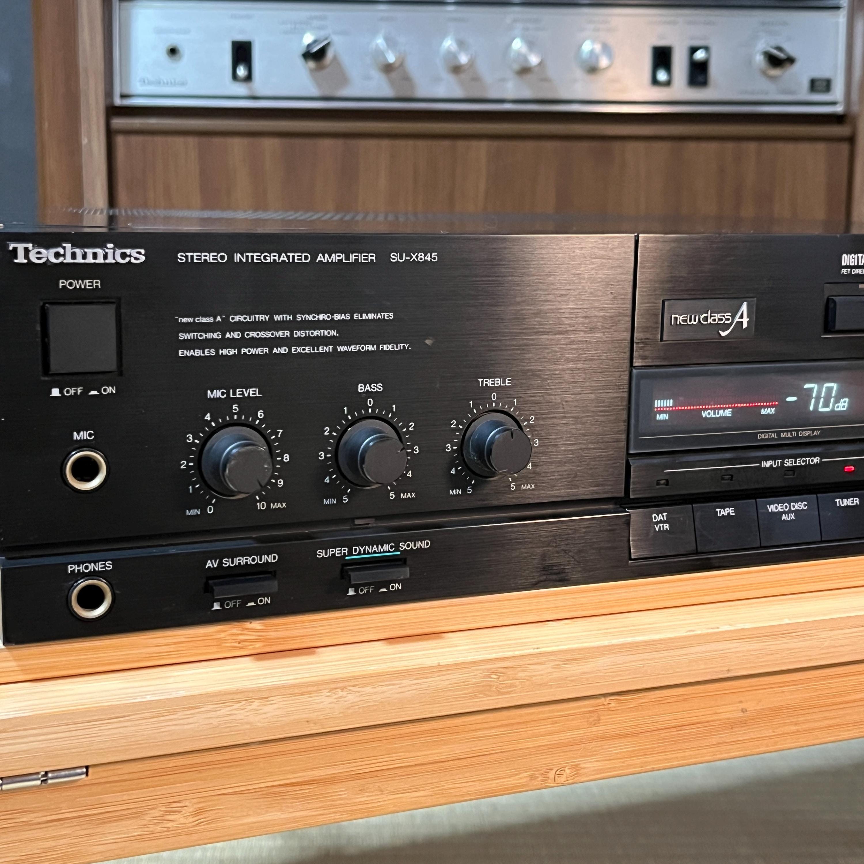 Technics SU-X845 New Class A Integrated Amplifier | Vintage HiFi Amp | Fully Working