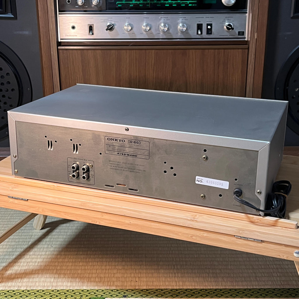 Onkyo TA-440 Cassette Deck | Powers On | Needs Belt Replacement | AS-IS