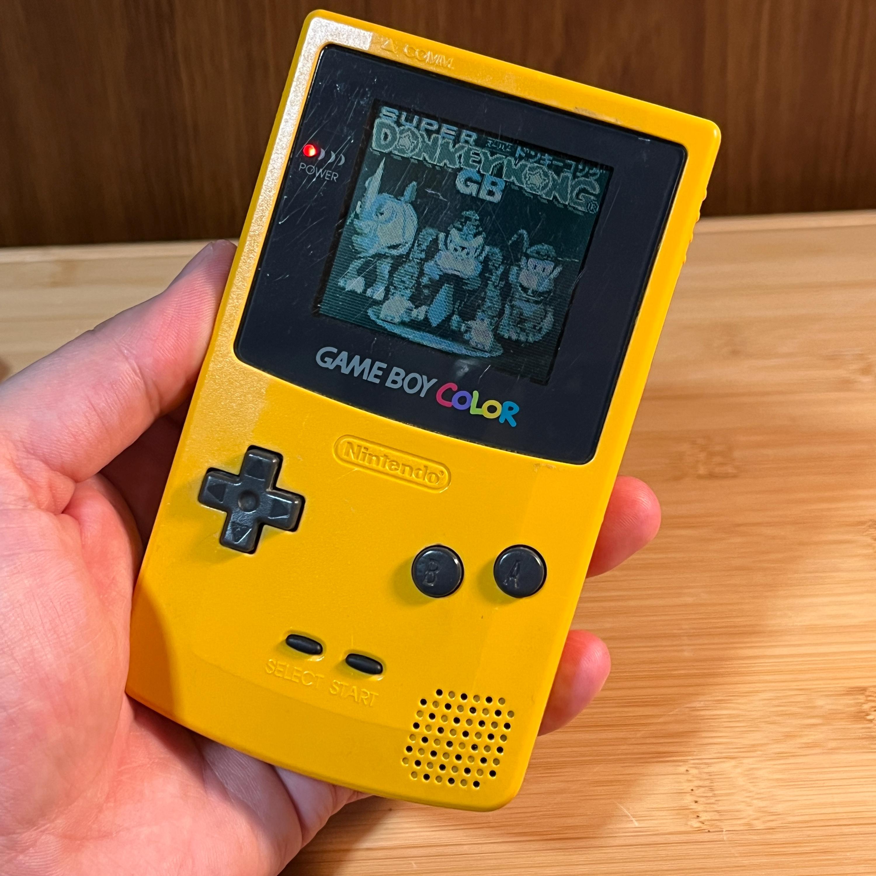 Nintendo Game Boy Color Yellow | Working Handheld Console | Vintage GBC