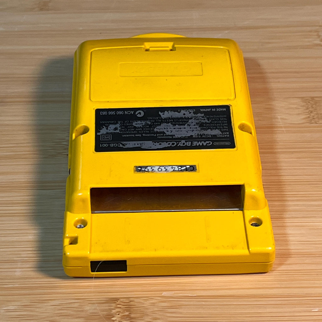 Nintendo Game Boy Color Yellow | Working Handheld Console | Vintage GBC
