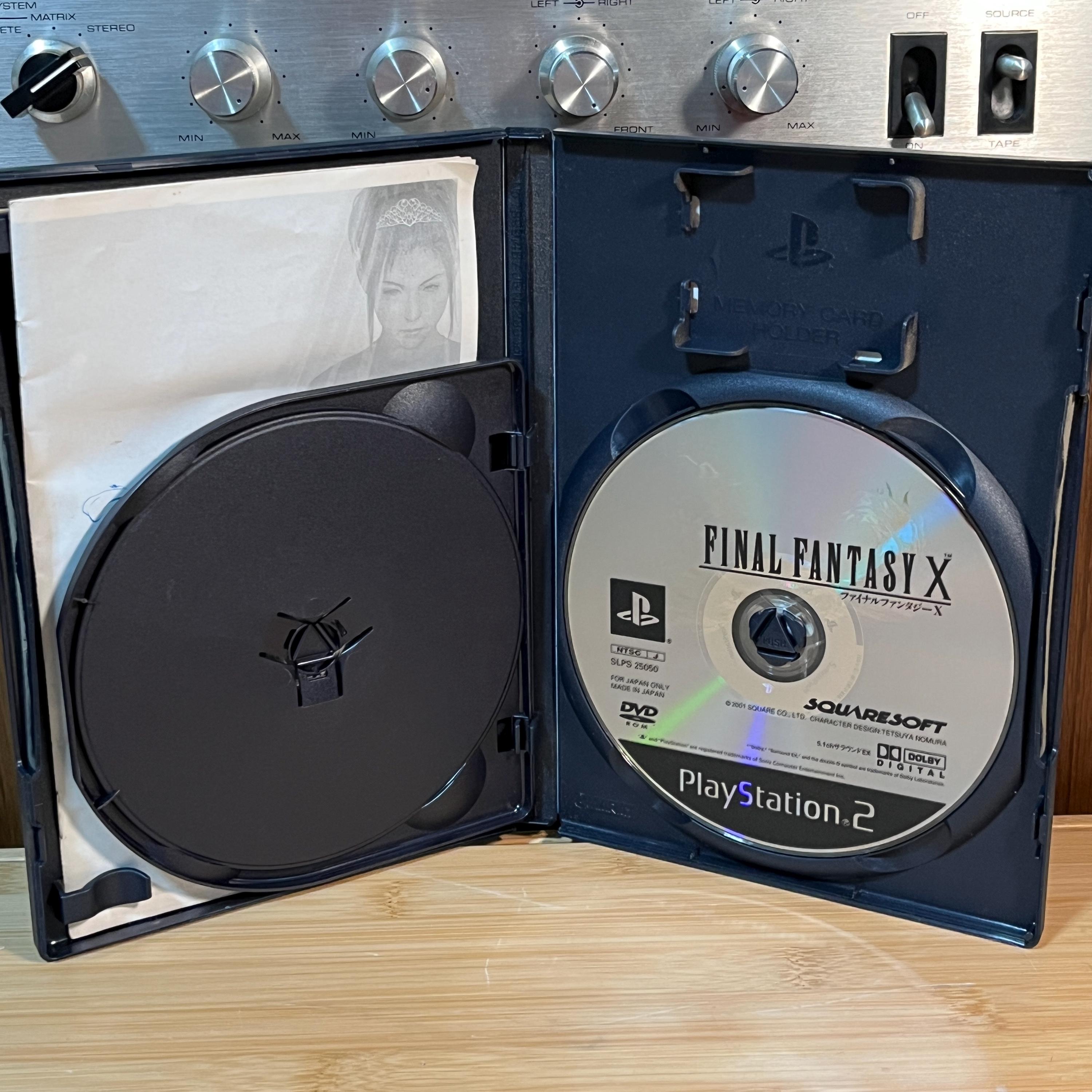 Vintage Final Fantasy X Japanese PS2 Game | Bonus DVD Included | Complete With Booklet | Good Condition