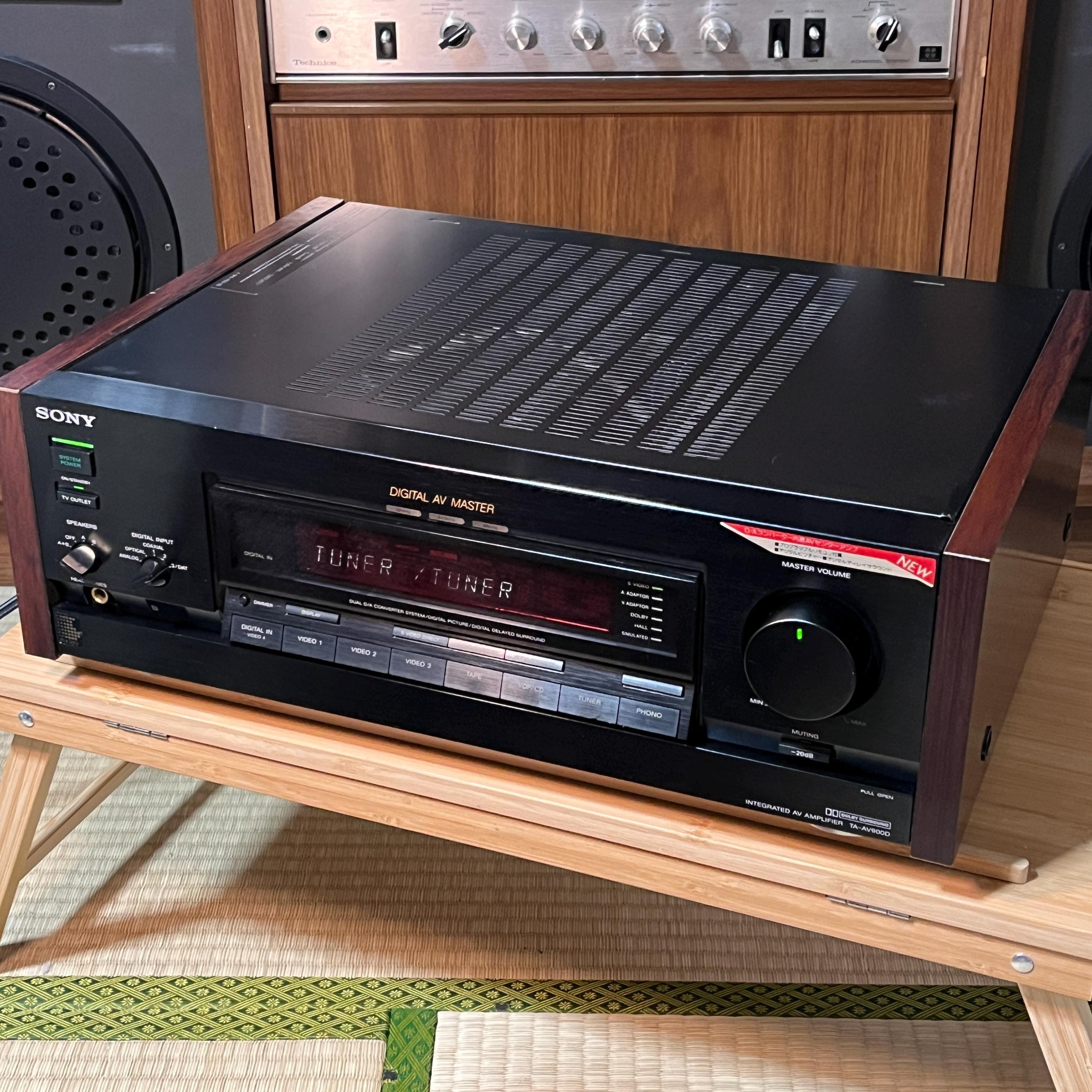 Sony TA-AV900D Digital AV Amplifier | Vintage Surround Receiver | Rare High-End Japanese Model | Working