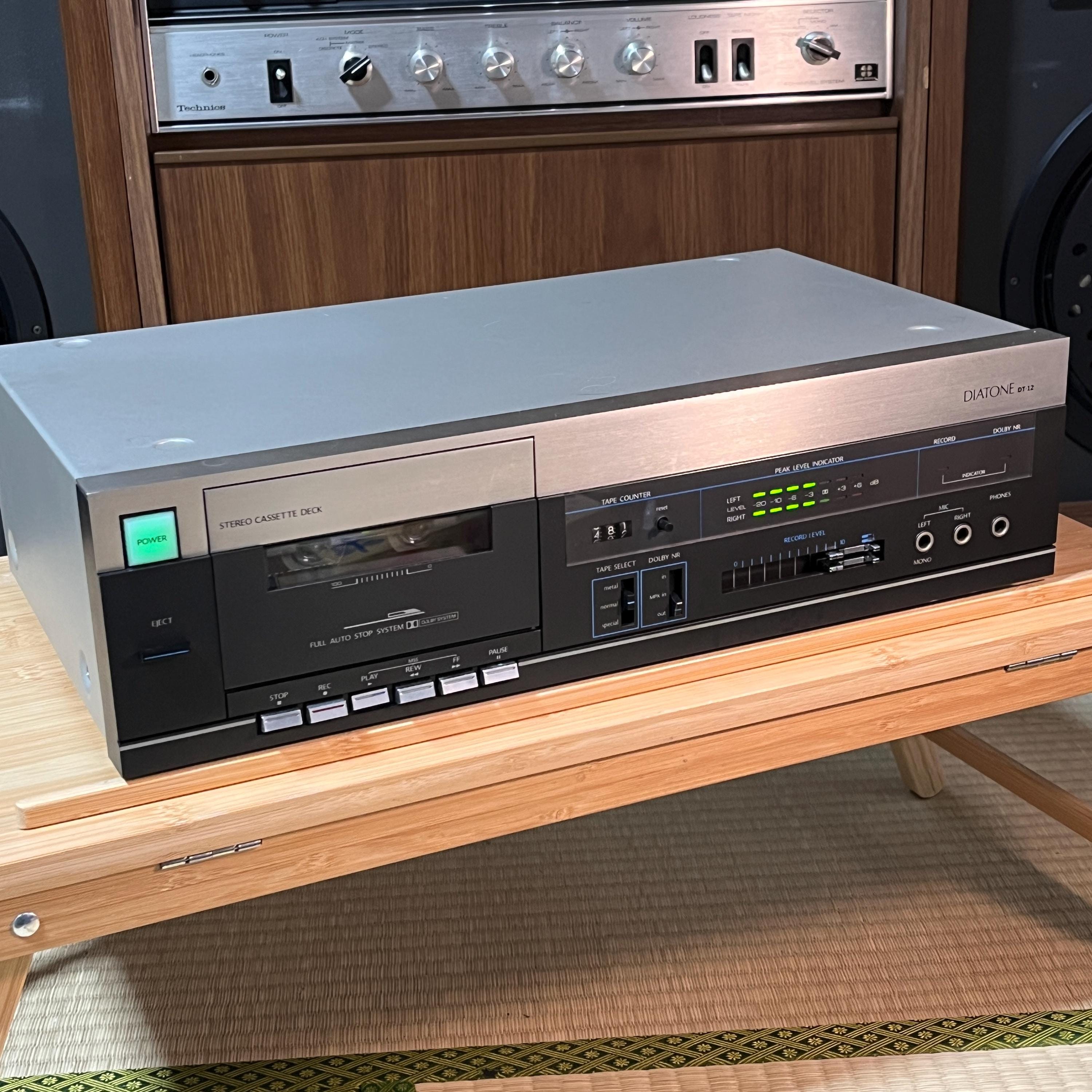 Diatone DT-12 Stereo Cassette Deck | Mitsubishi Vintage Hi-Fi | Fully Working