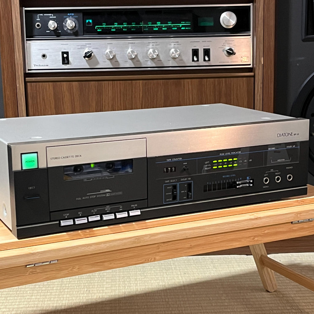 Diatone DT-12 Stereo Cassette Deck | Mitsubishi Vintage Hi-Fi | Fully Working