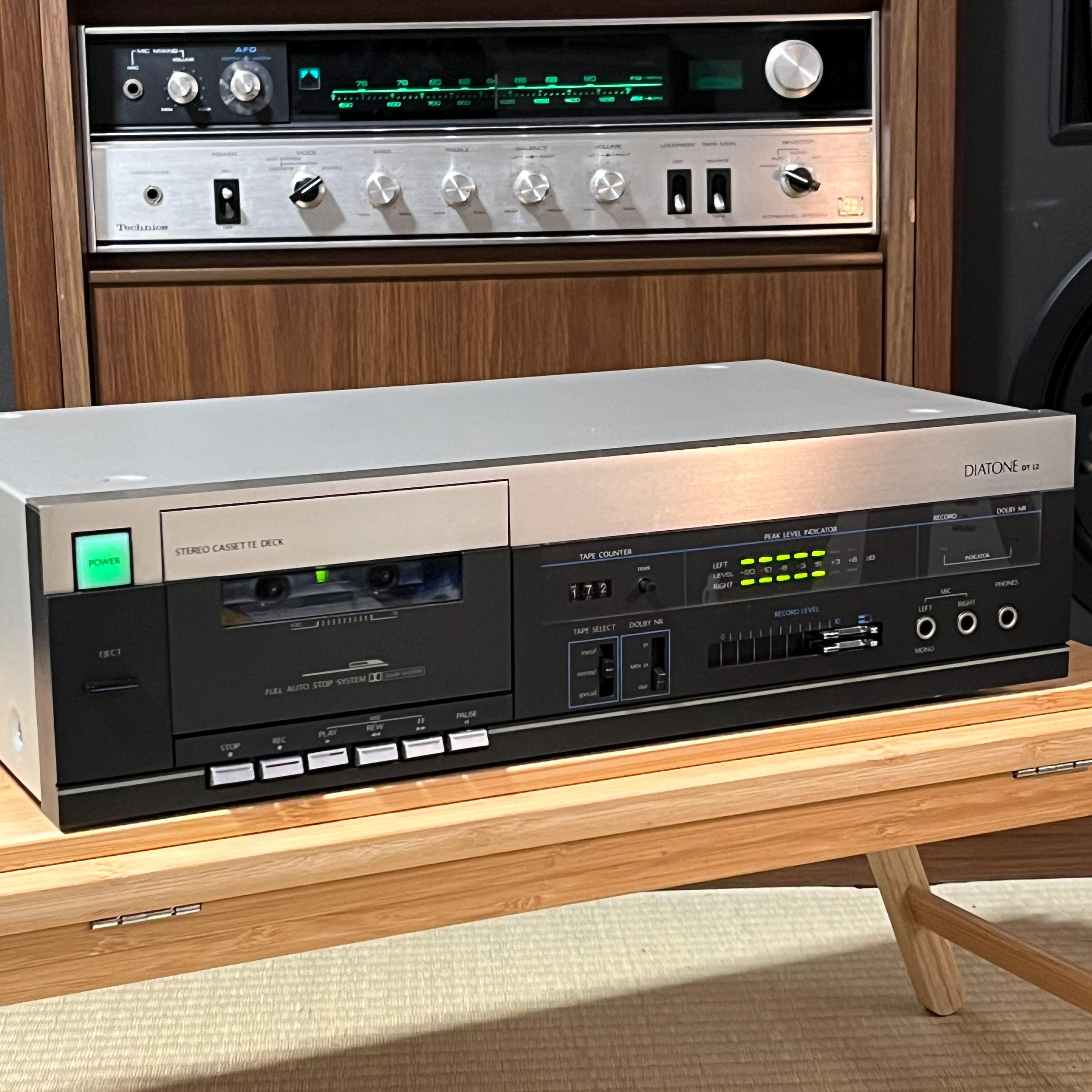 Diatone DT-12 Stereo Cassette Deck | Mitsubishi Vintage Hi-Fi | Fully Working