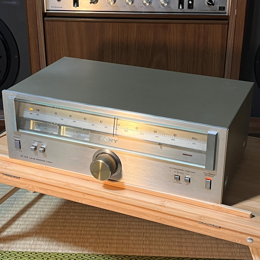 Vintage Sony ST-313 AM/FM Stereo Tuner – Fully Working – Japanese Model 100V