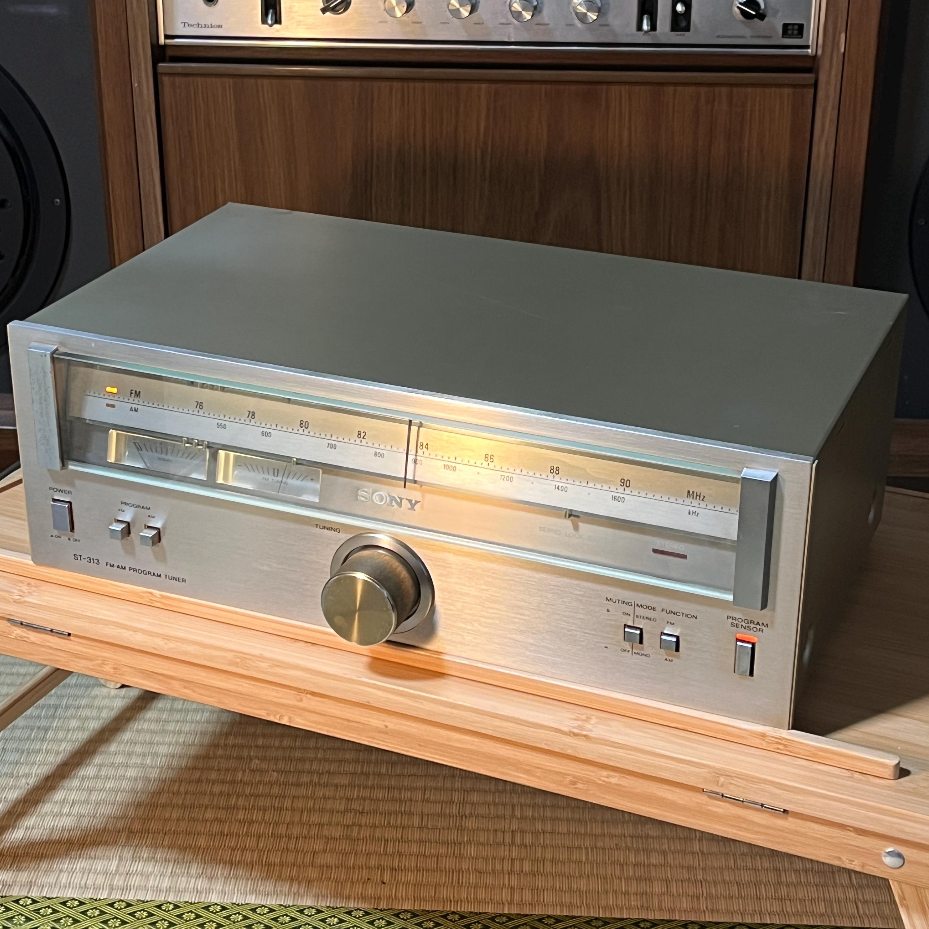 Vintage Sony ST-313 AM/FM Stereo Tuner – Fully Working – Japanese Model 100V