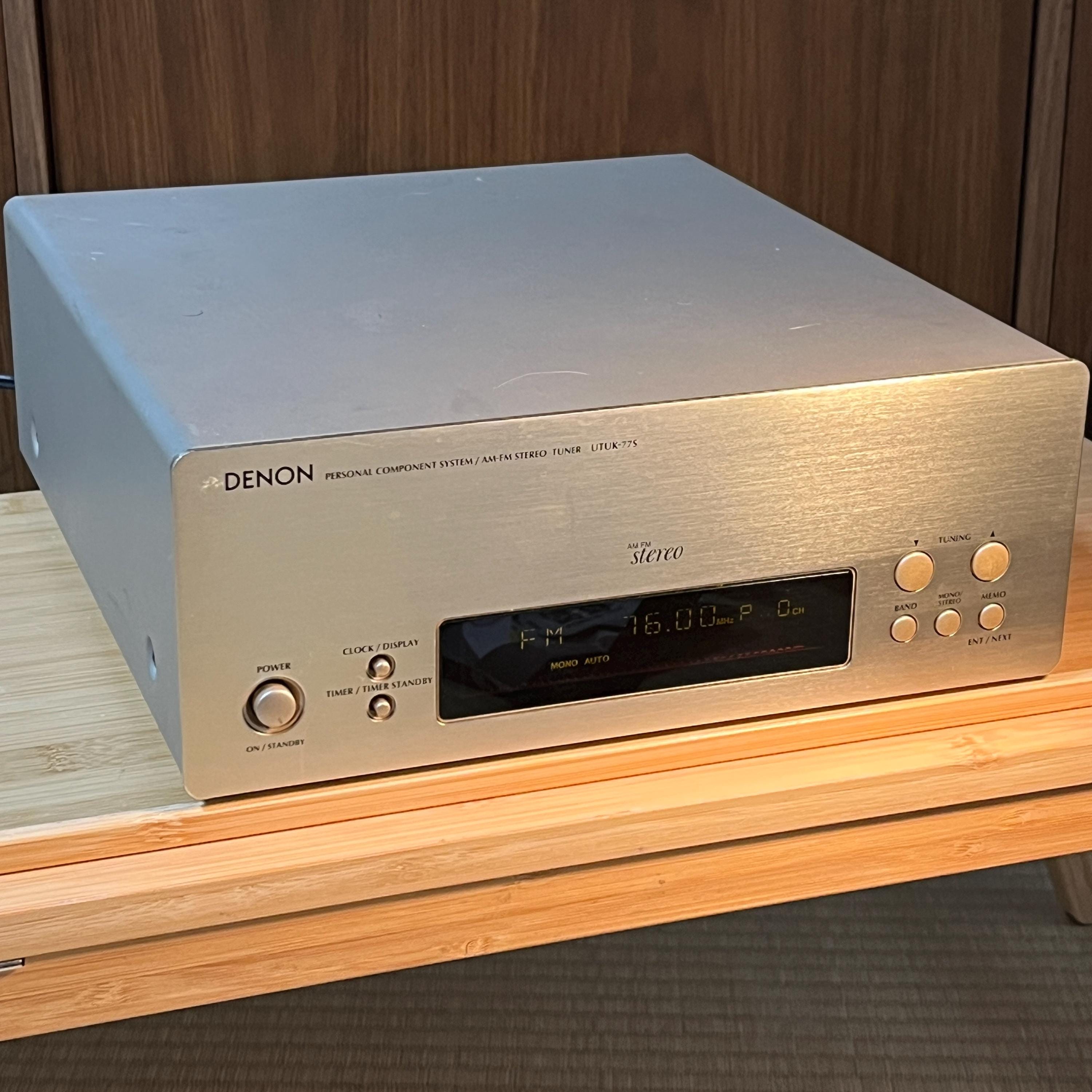 Denon UTUK-77S AM/FM Tuner Unit — 77S Series Hi-Fi Component (Tested, Working)
