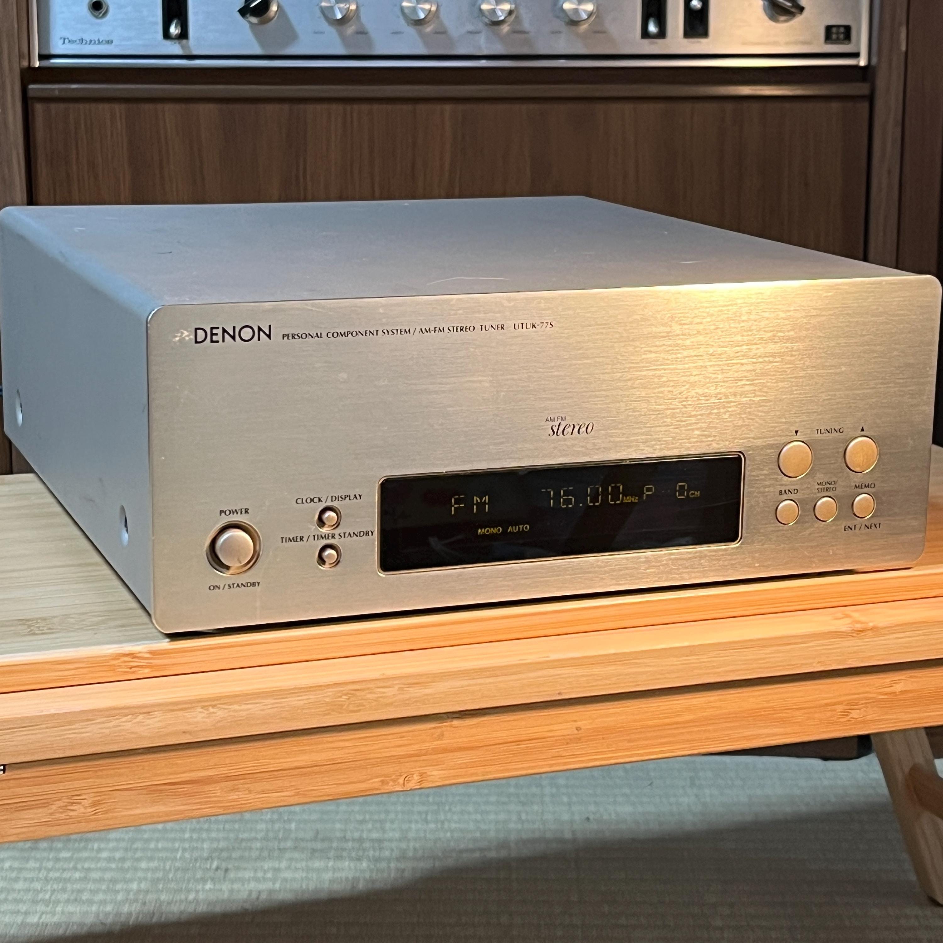 Denon UTUK-77S AM/FM Tuner Unit — 77S Series Hi-Fi Component (Tested, Working)