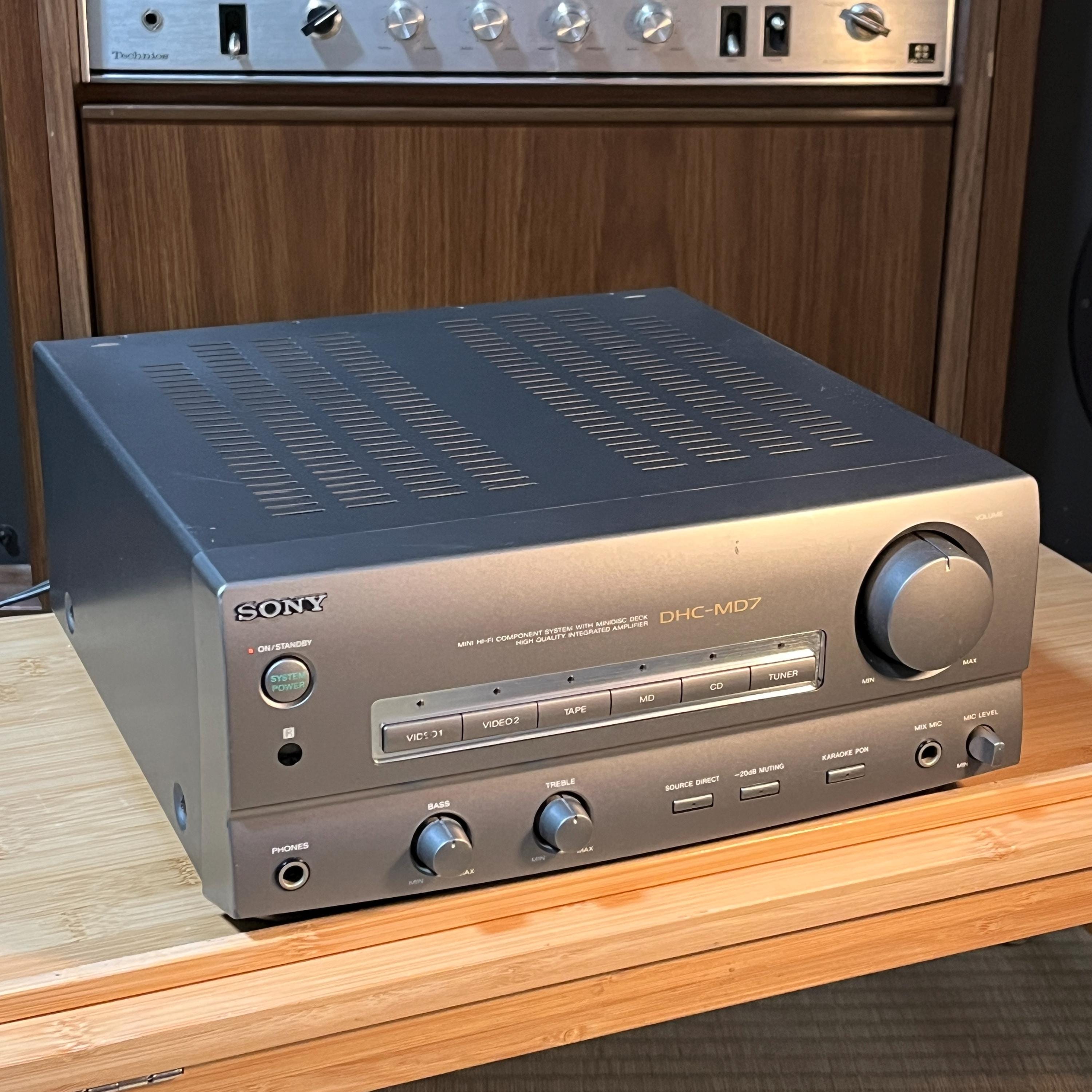 Vintage Sony TA‑M7 (DHC‑MD7) Pure Direct Stereo Pre‑Main Amplifier, Tested – Ready